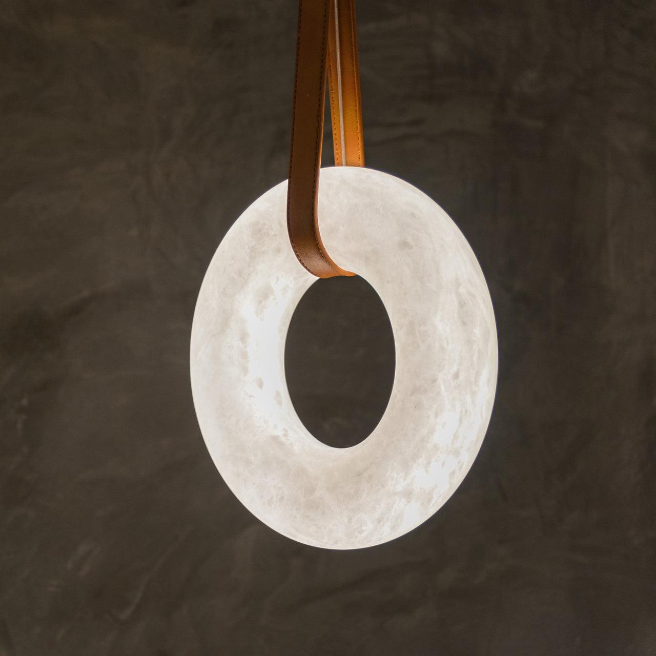 Aurtala Premium Nordic Art Alabaster Pendant Lamp - Lamp Copper