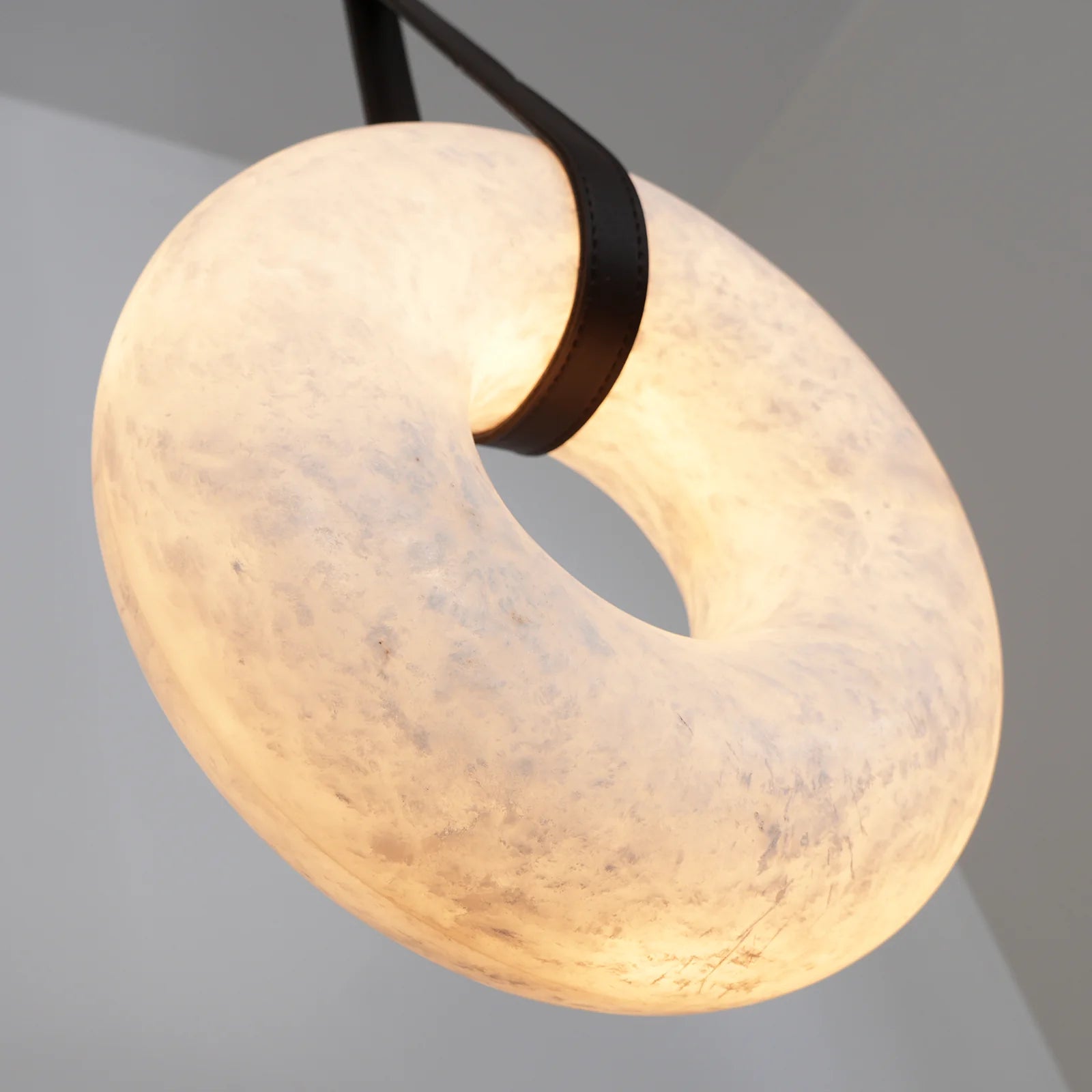 Aurtala Premium Nordic Art Alabaster Pendant Lamp - Lamp Copper