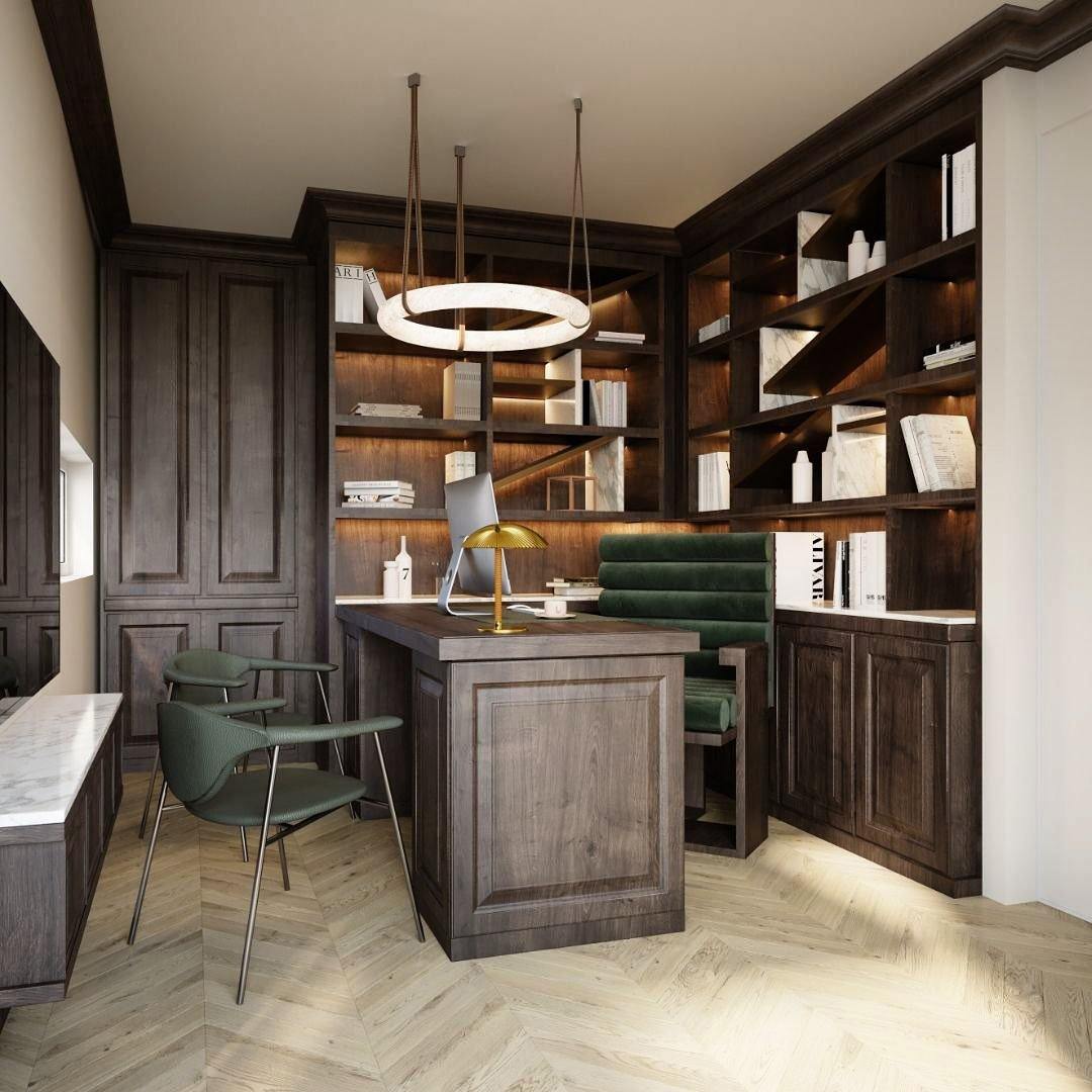 Culiris Modern Minimalist Brown Alabaster Chandelier - Lamp Copper