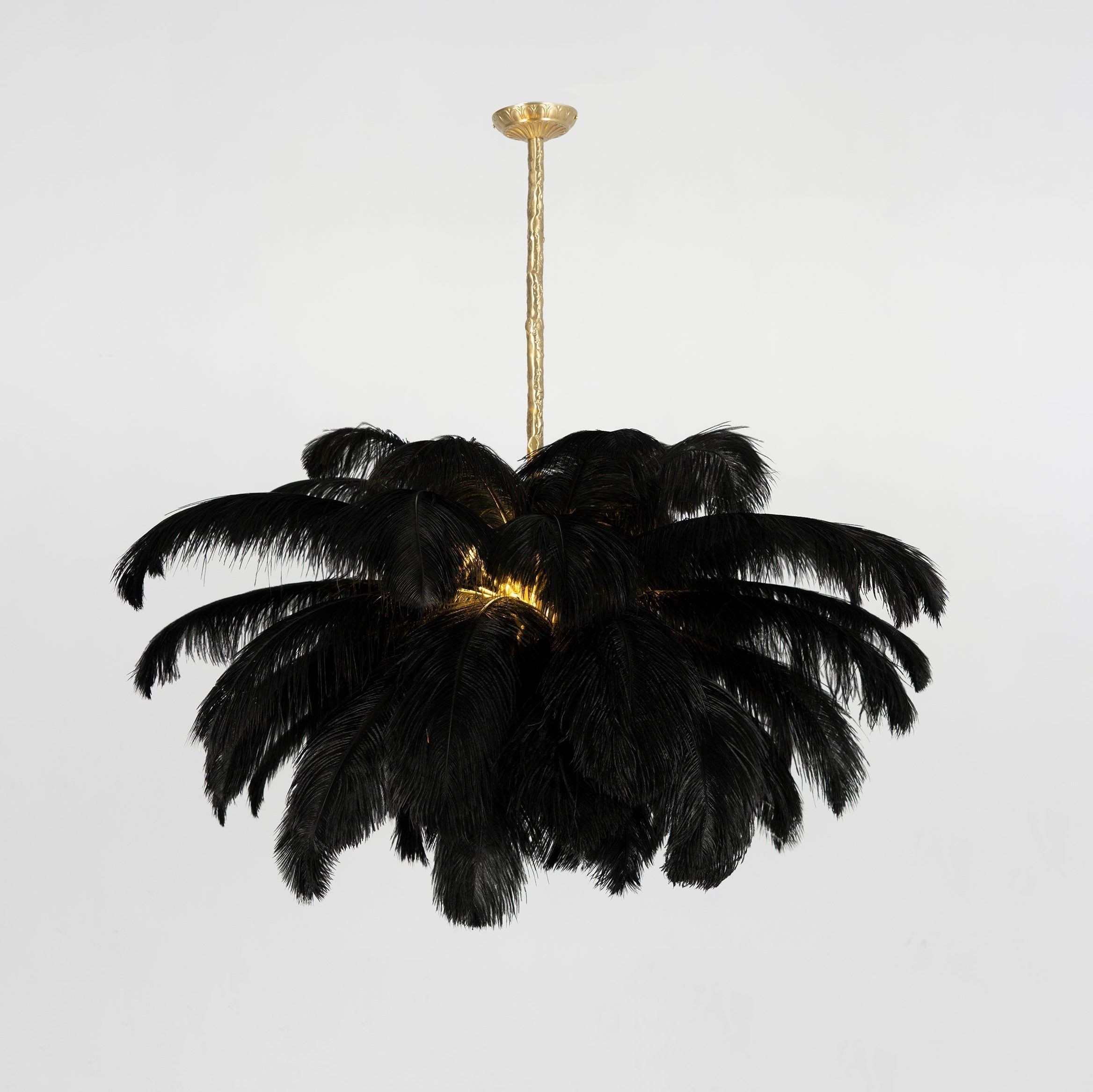 Ostrich Feather Chandelier - Letslighting