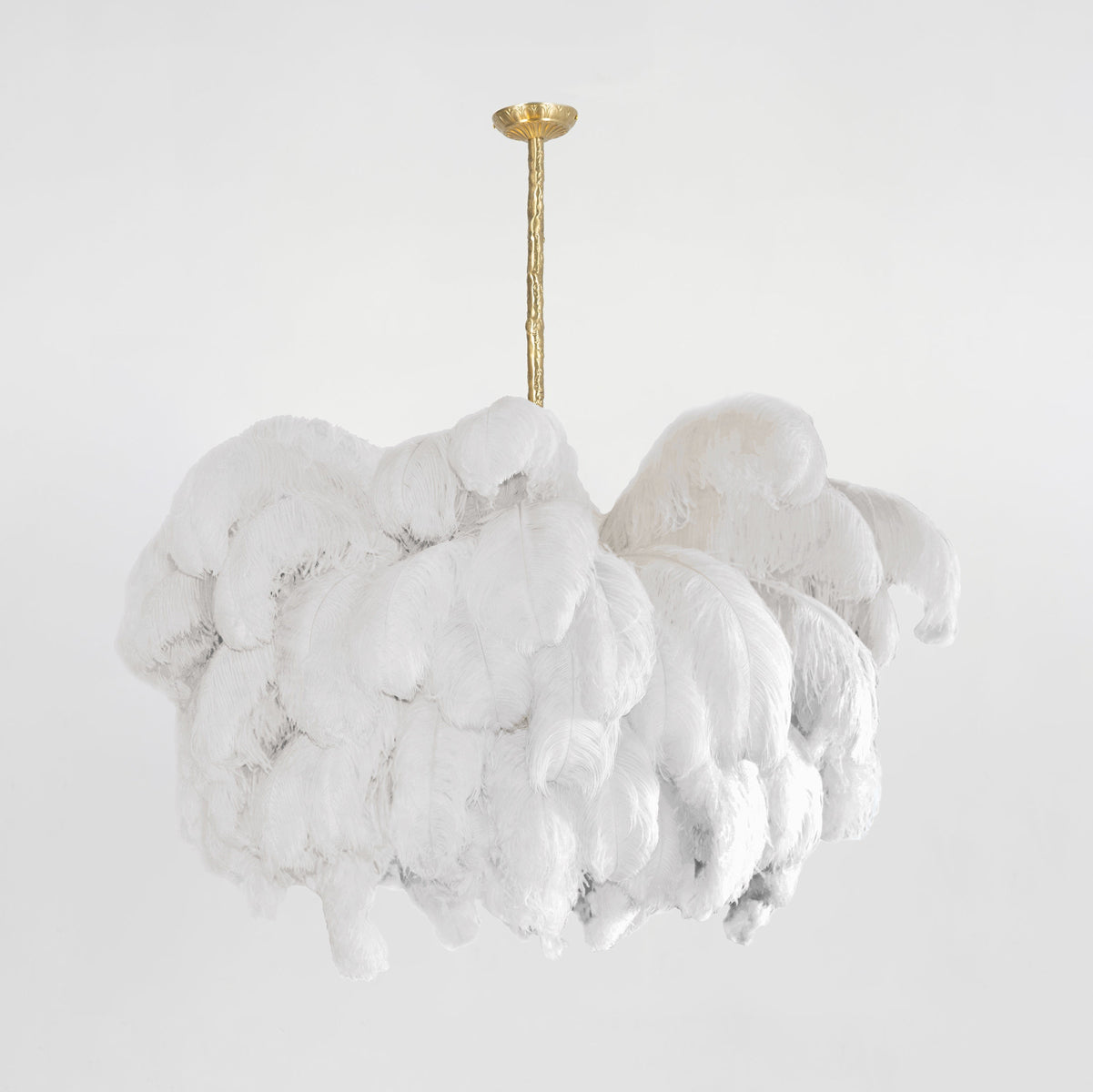 Ostrich Feather Chandelier - Letslighting