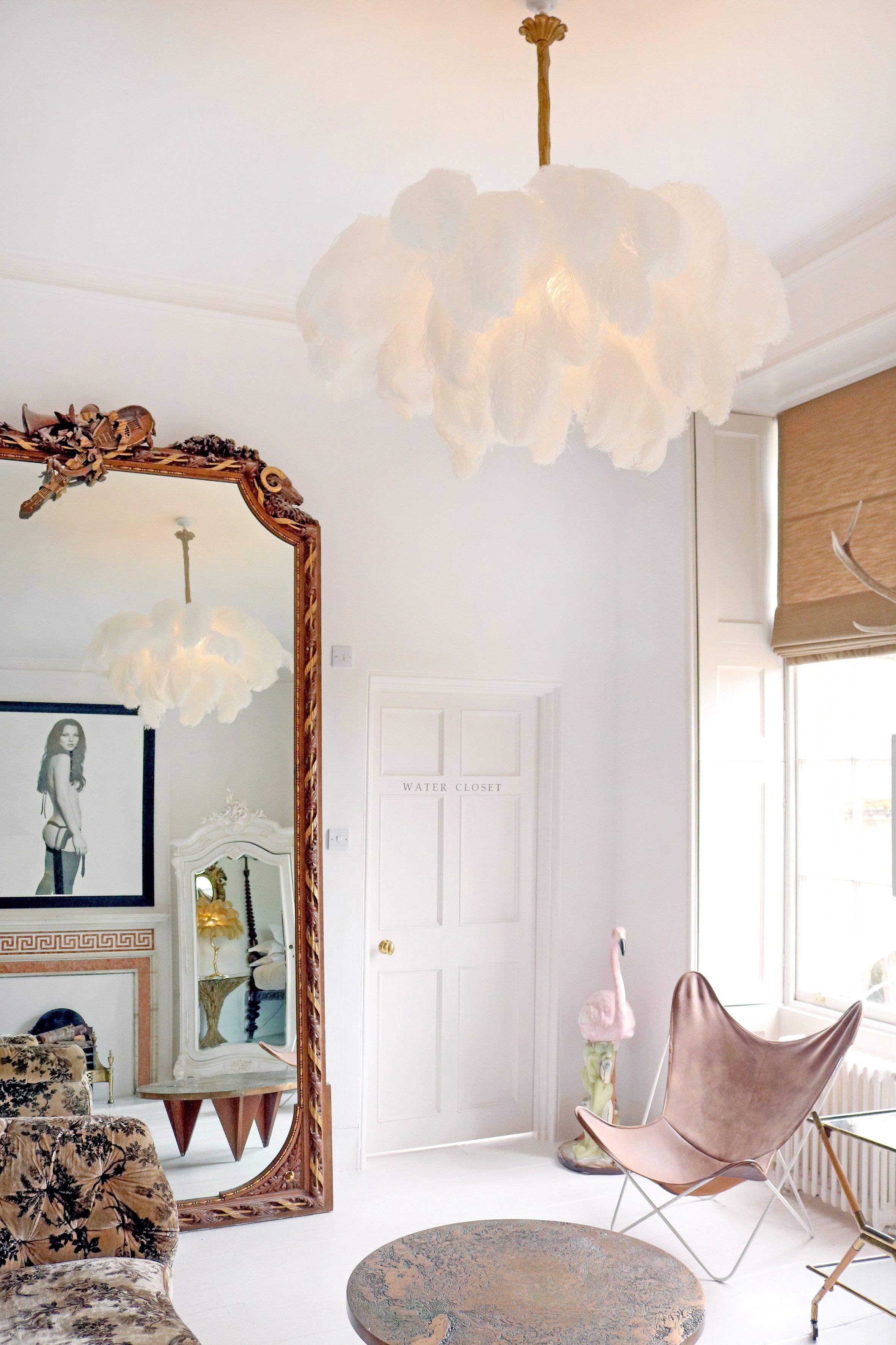 Ostrich Feather Chandelier - Letslighting
