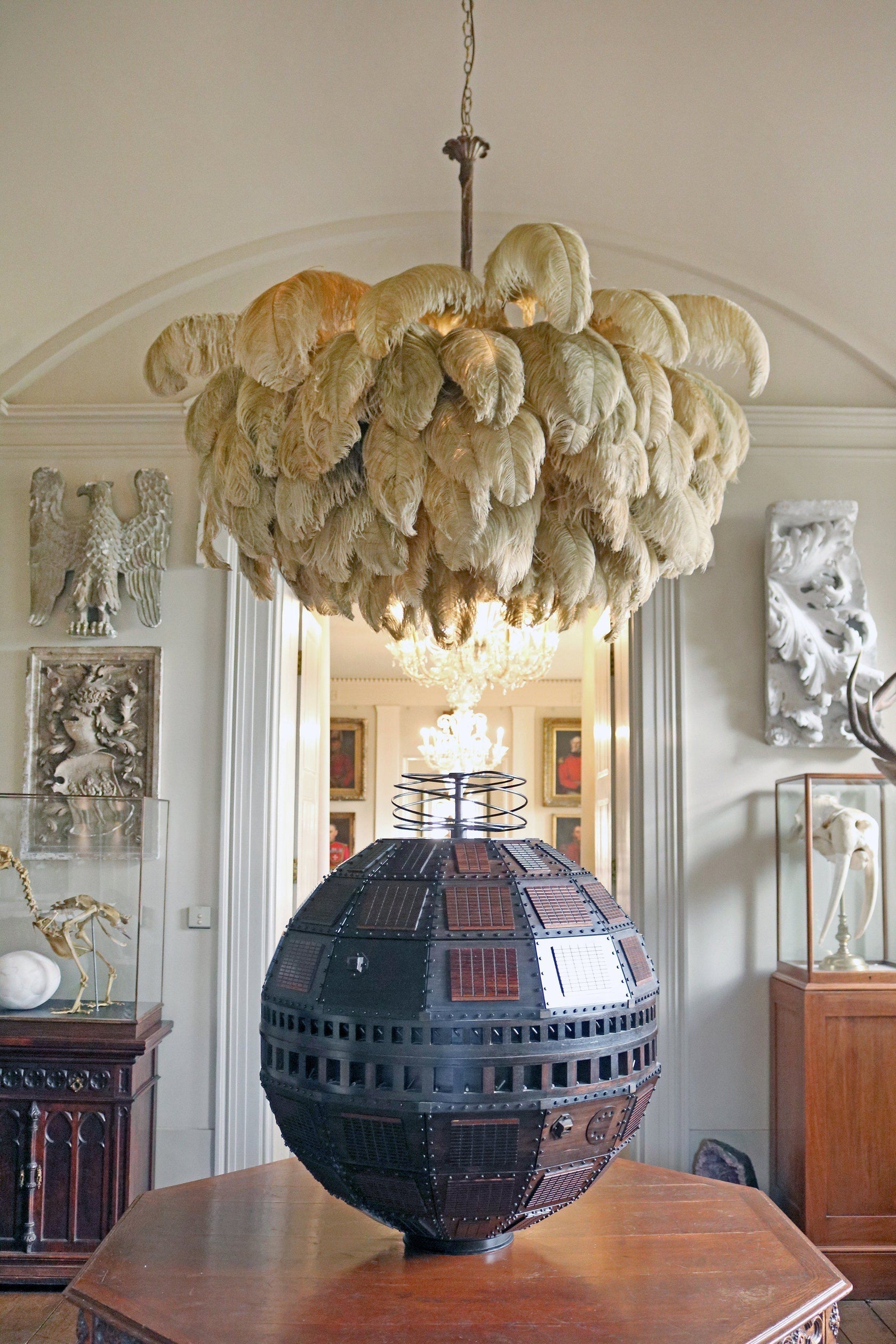 Ostrich Feather Chandelier - Letslighting