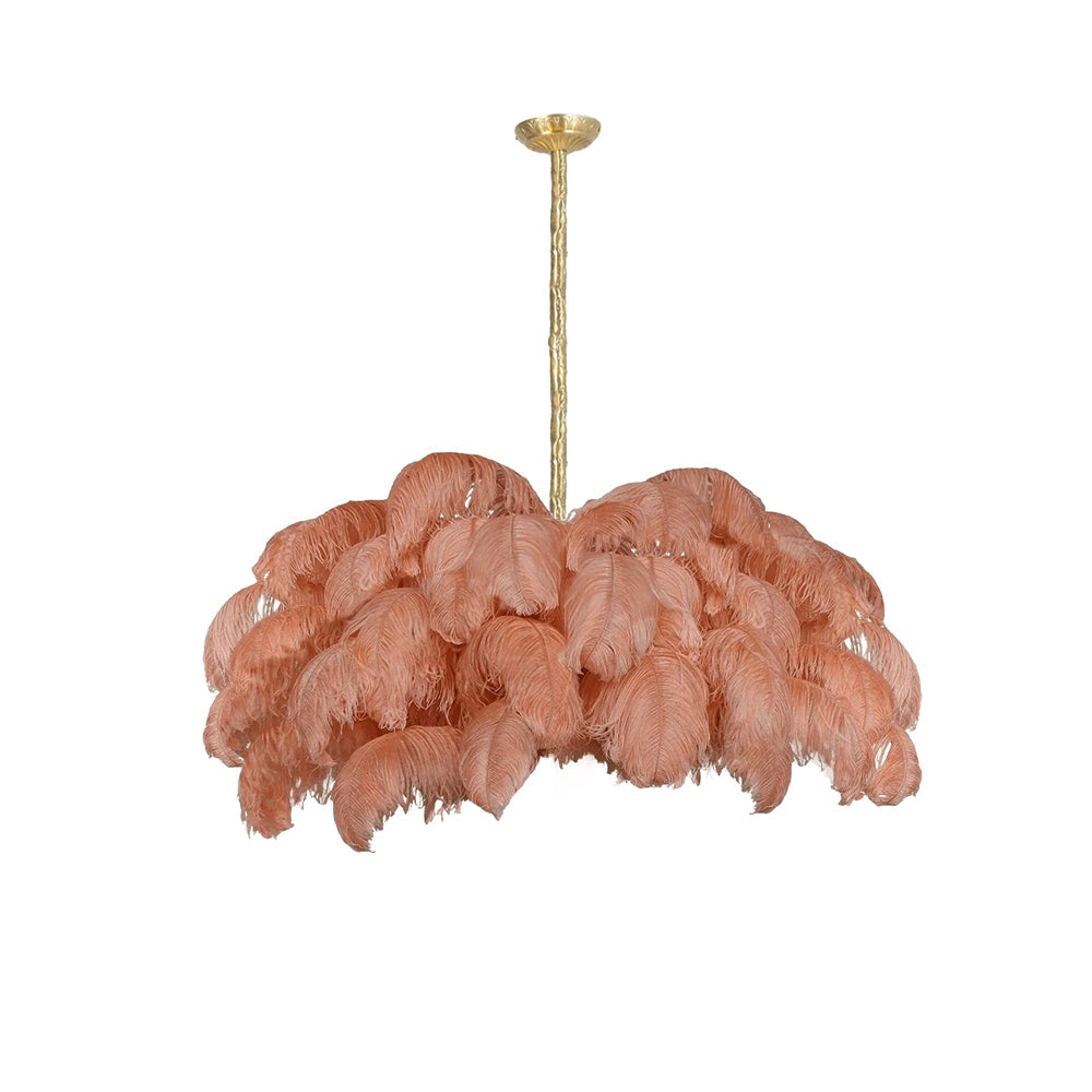 Ostrich Feather Chandelier - Letslighting