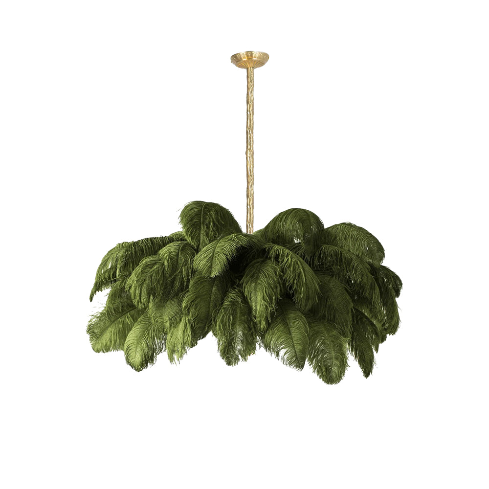 Ostrich Feather Chandelier - Letslighting