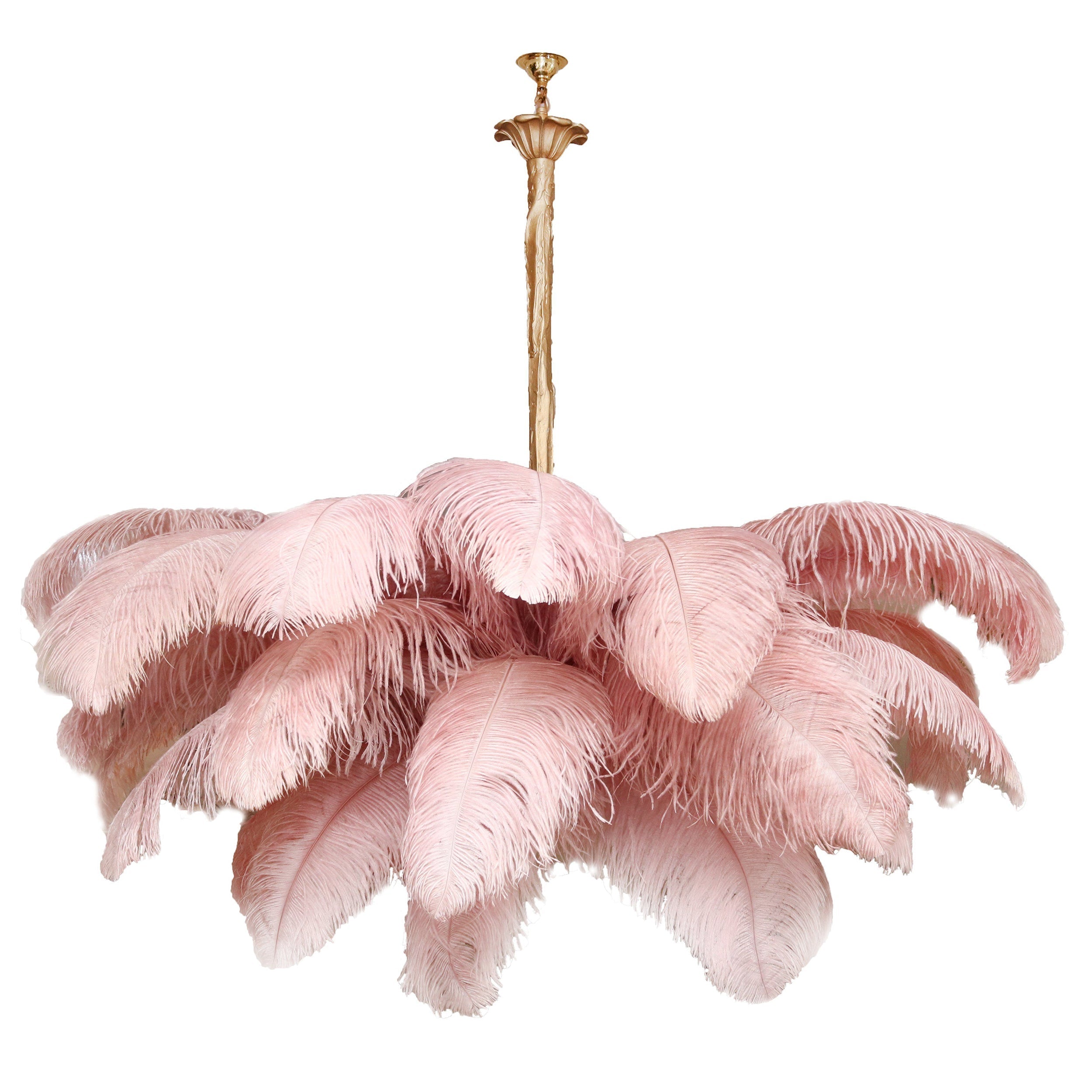 Ostrich Feather Chandelier - Letslighting