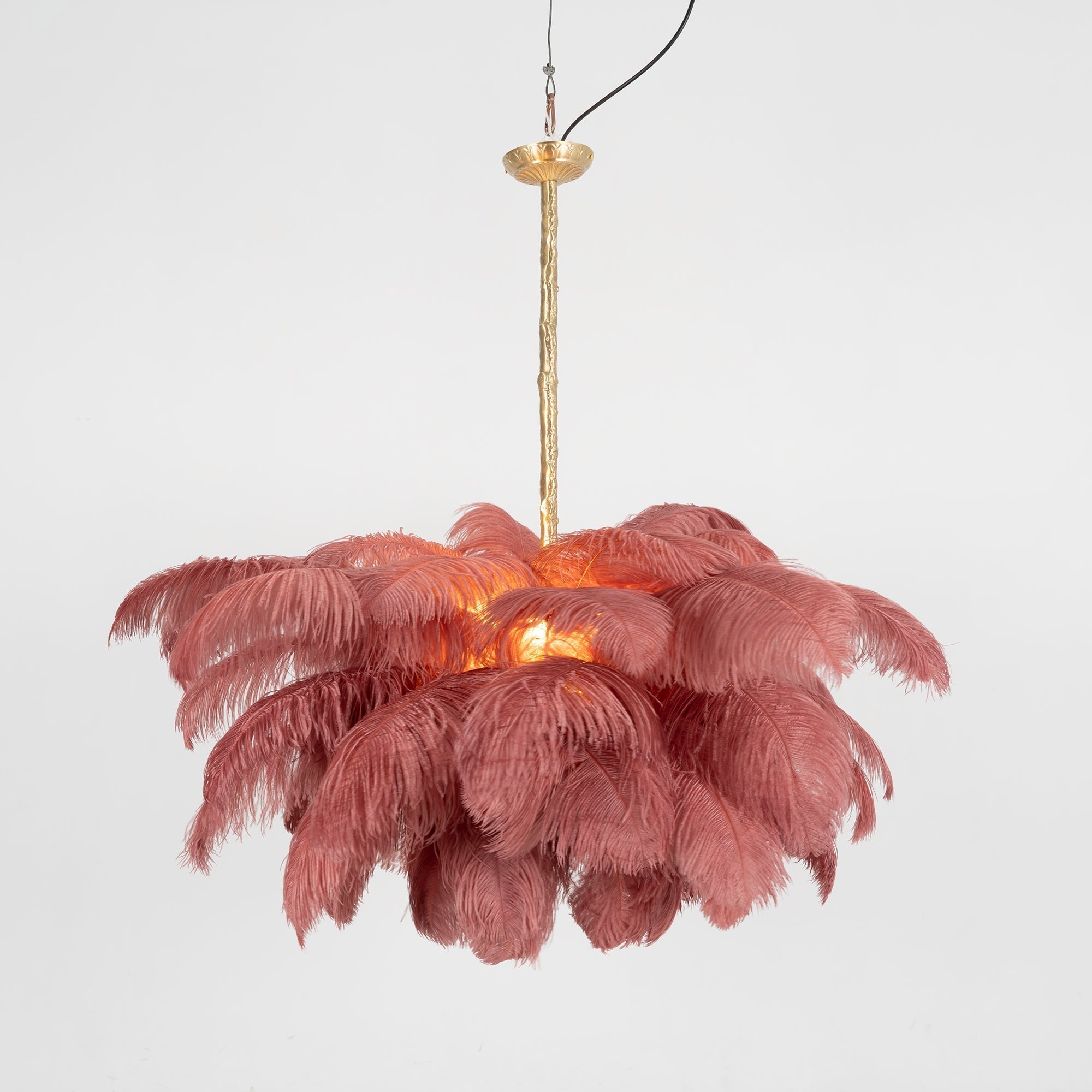 Ostrich Feather Chandelier - Letslighting