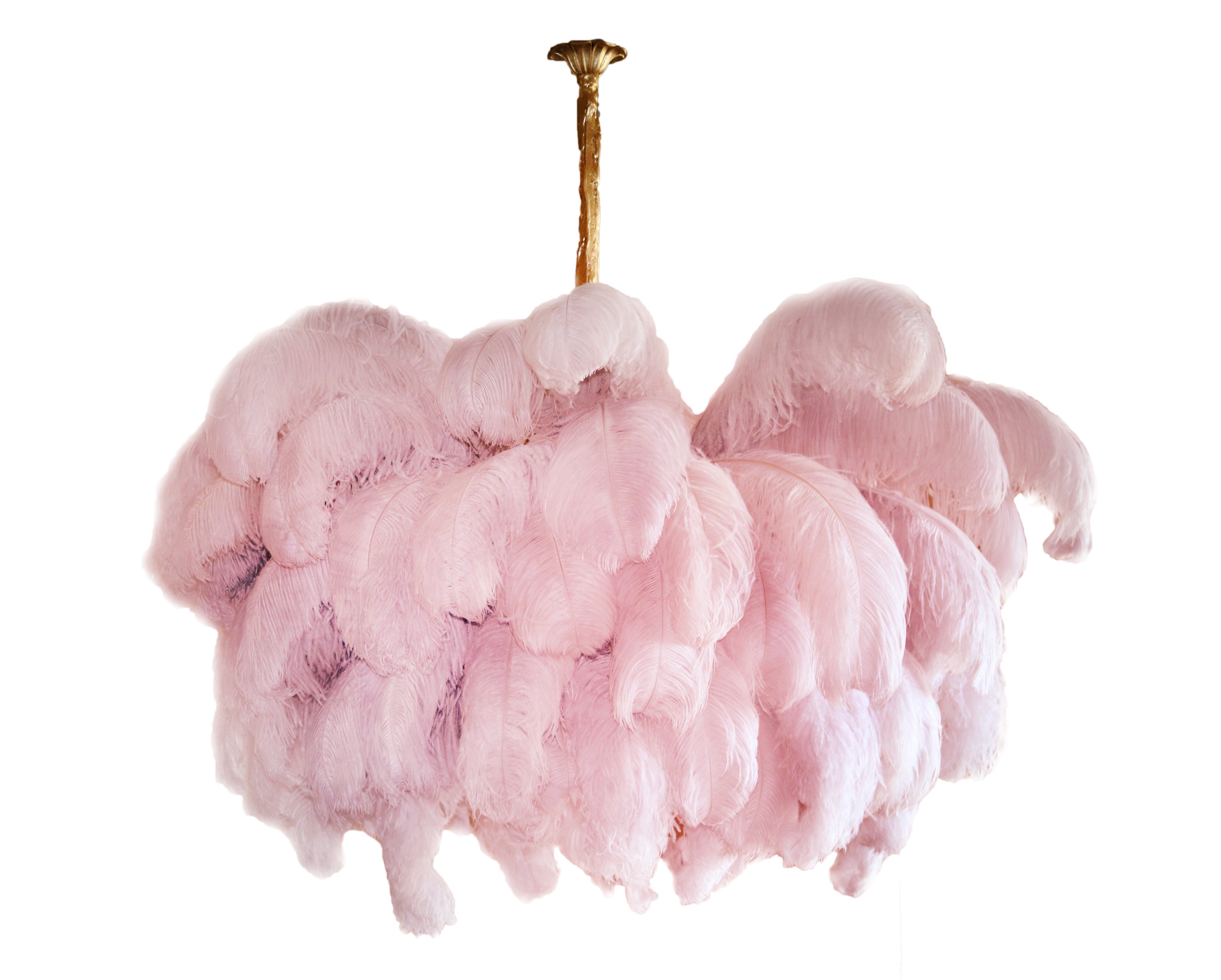 Ostrich Feather Chandelier - Letslighting