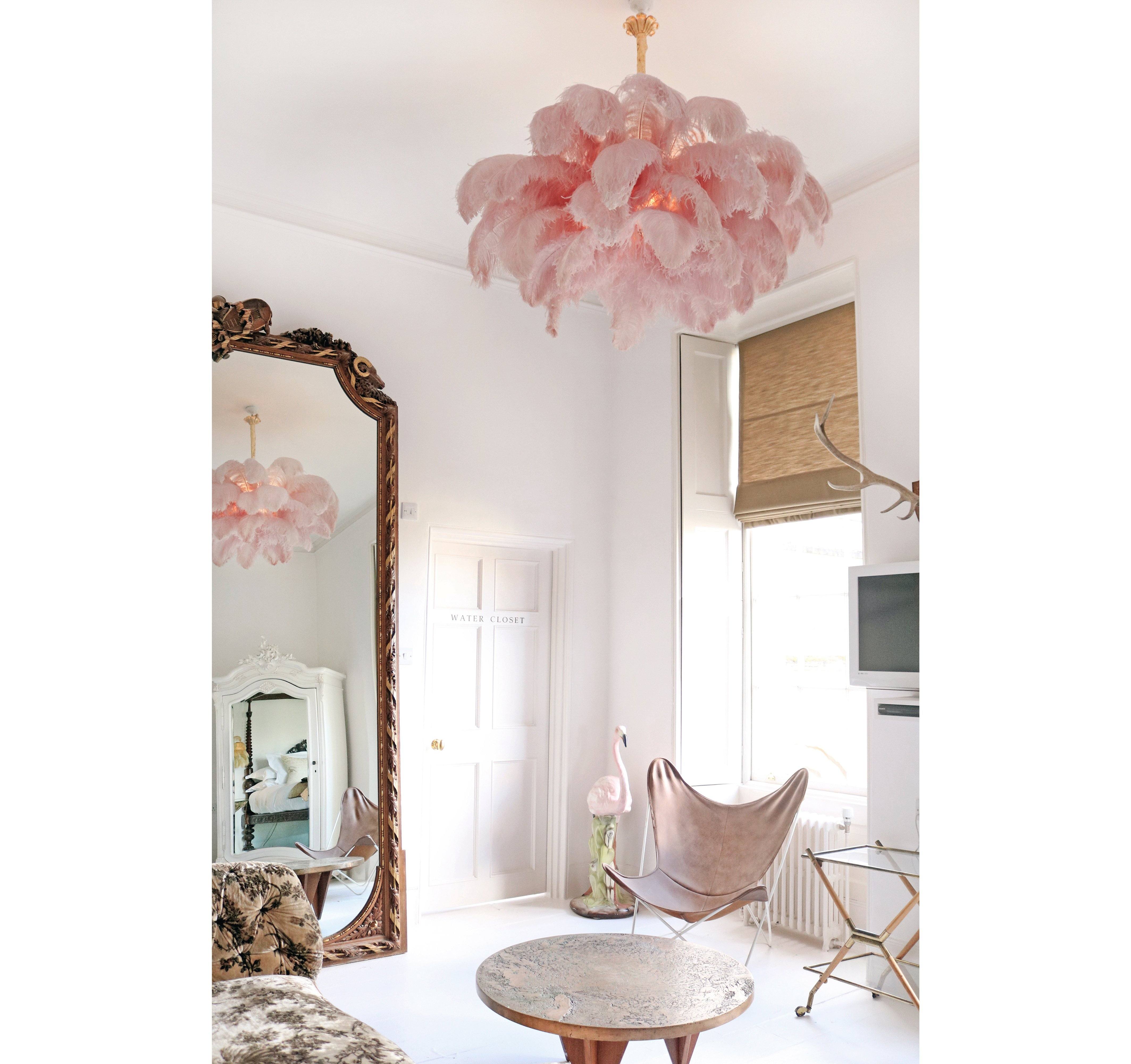 Ostrich Feather Chandelier - Letslighting