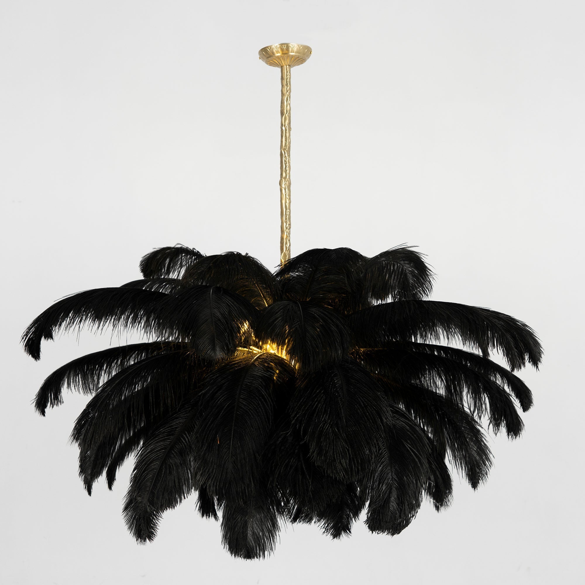 Ostrich Feather Chandelier - Letslighting