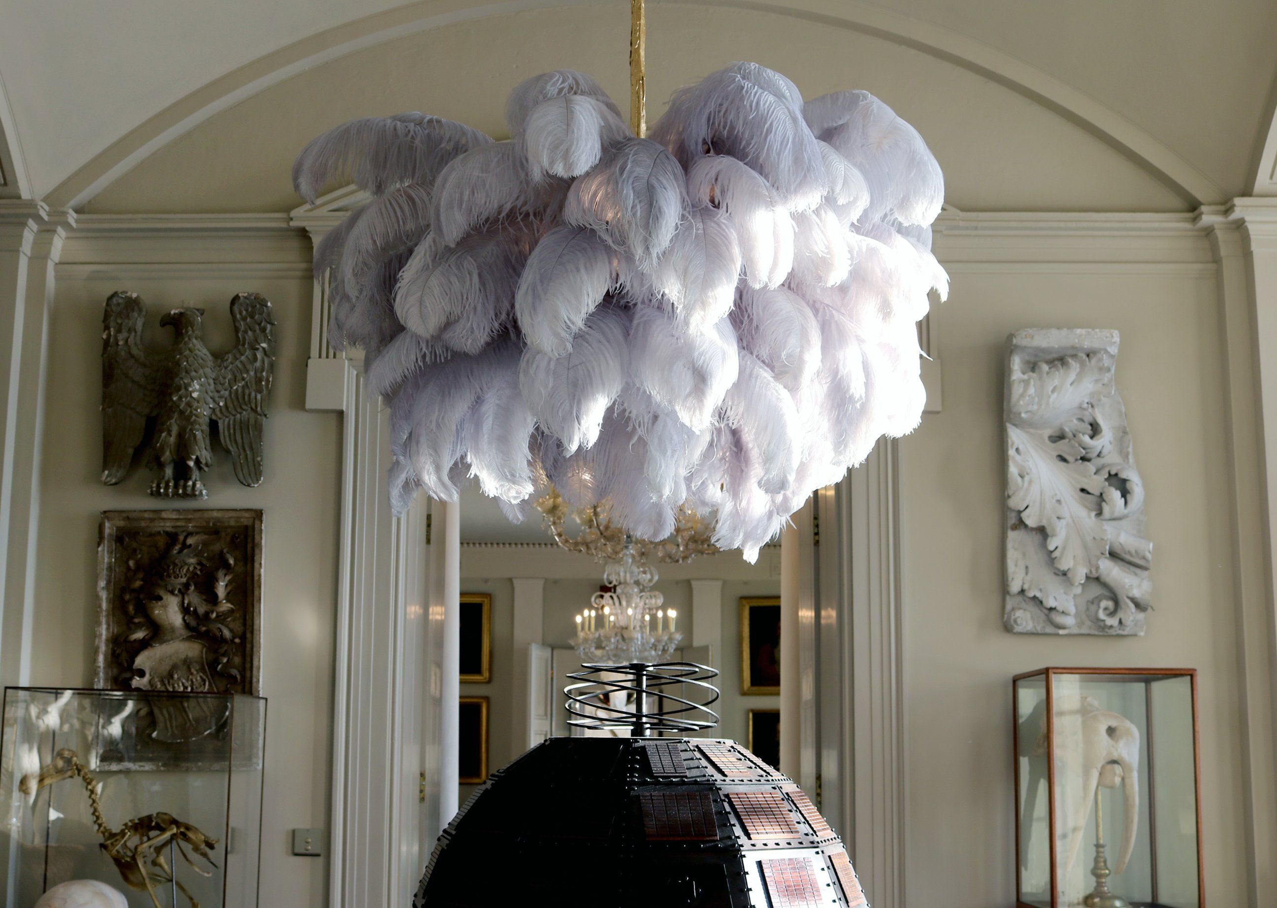 Ostrich Feather Chandelier - Letslighting