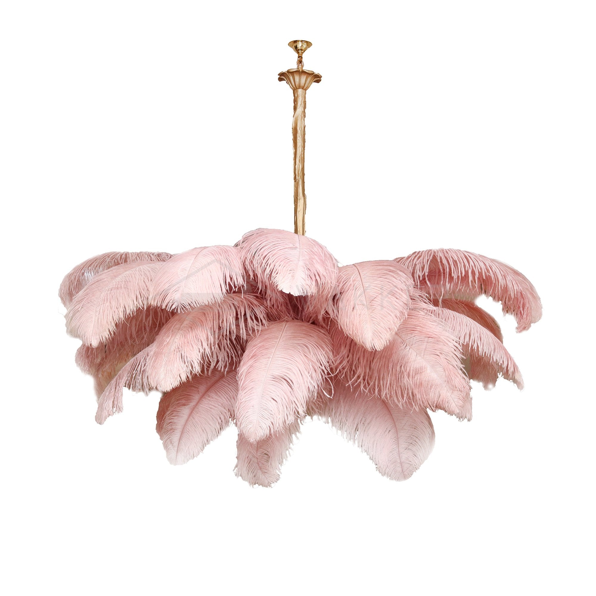 Ostrich Feather Chandelier - Letslighting