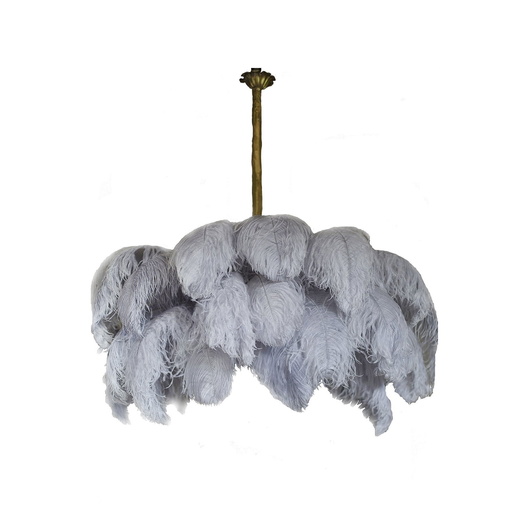 Ostrich Feather Chandelier - Letslighting