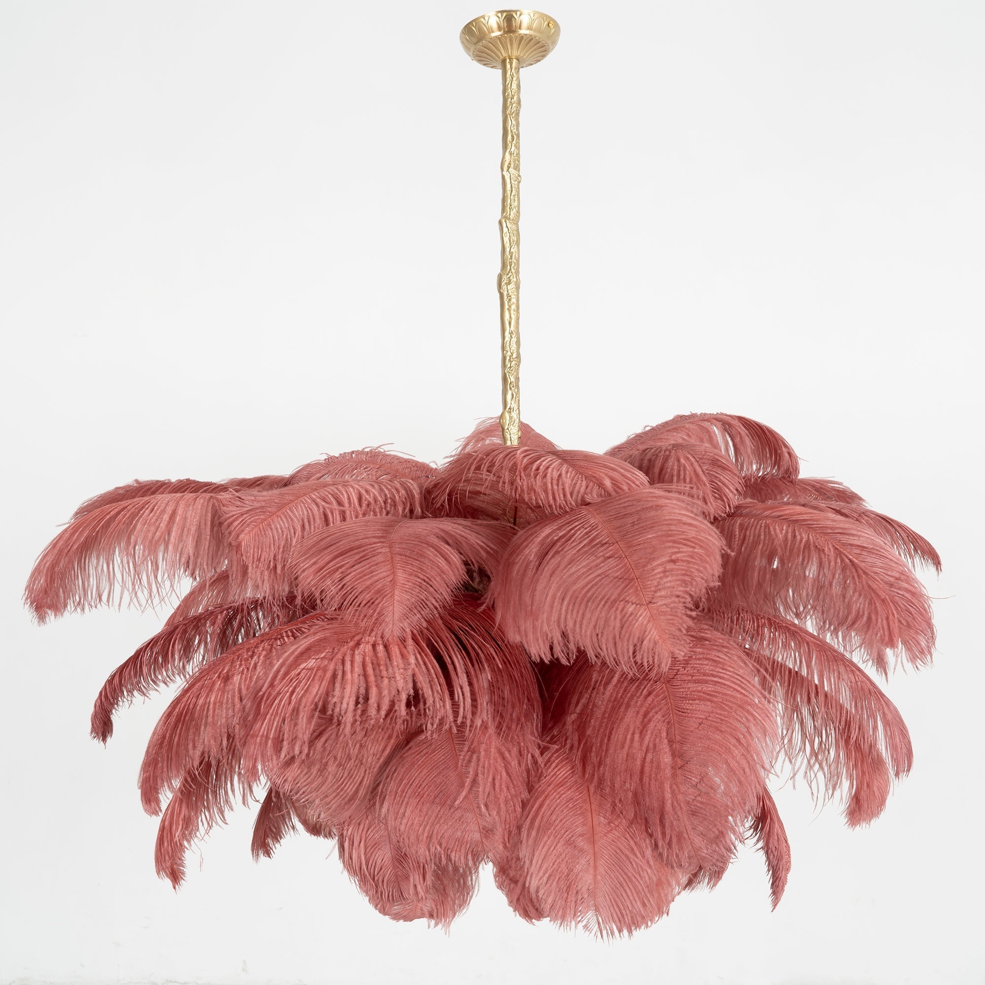 Ostrich Feather Chandelier - Letslighting