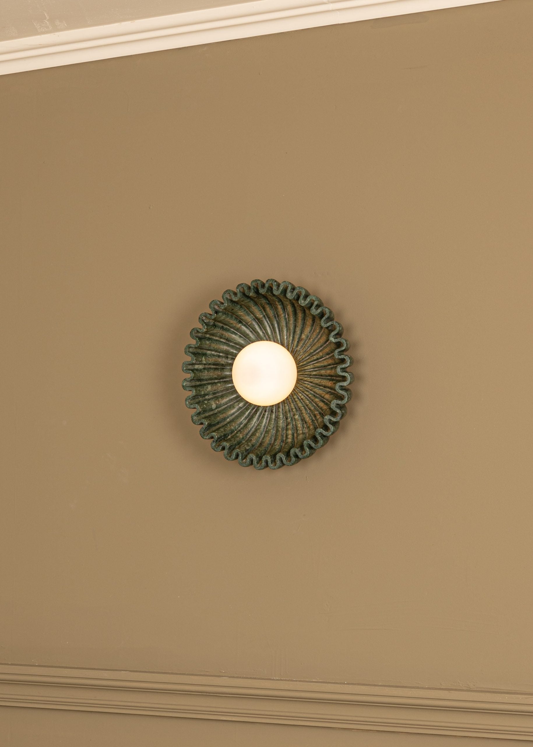 Ivvinen Premium Elegance Marble Glass Wall Lamp - Lamp Copper