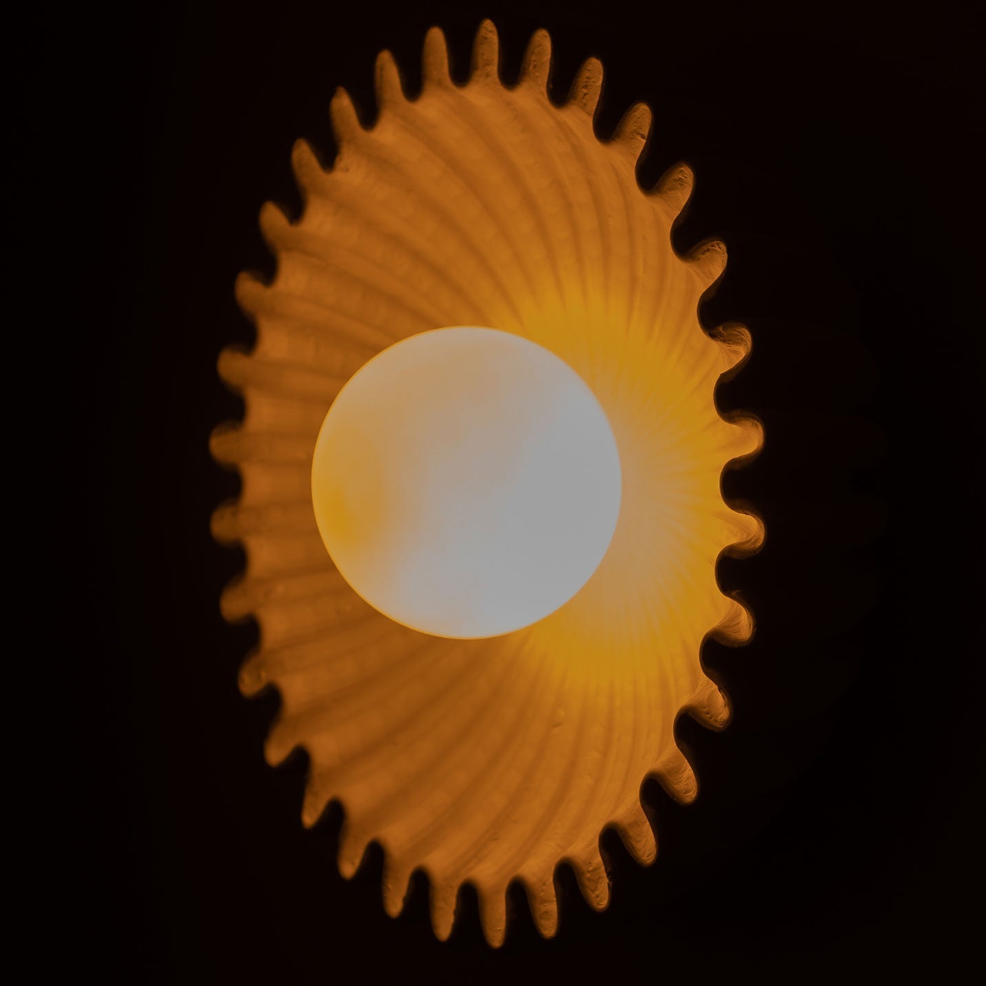 Ivvinen Premium Elegance Marble Glass Wall Lamp - Lamp Copper