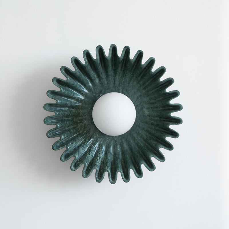 Ivvinen Premium Elegance Marble Glass Wall Lamp - Lamp Copper