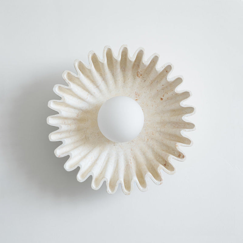 Ivvinen Premium Elegance Marble Glass Wall Lamp - Lamp Copper