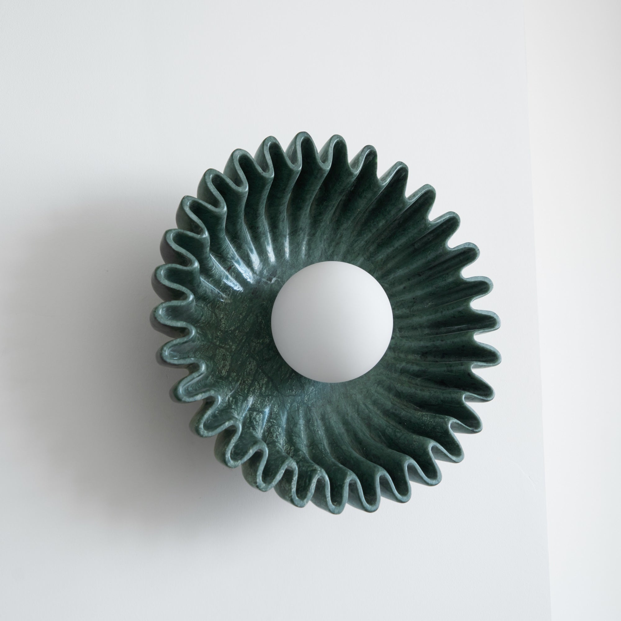 Ivvinen Premium Elegance Marble Glass Wall Lamp - Lamp Copper