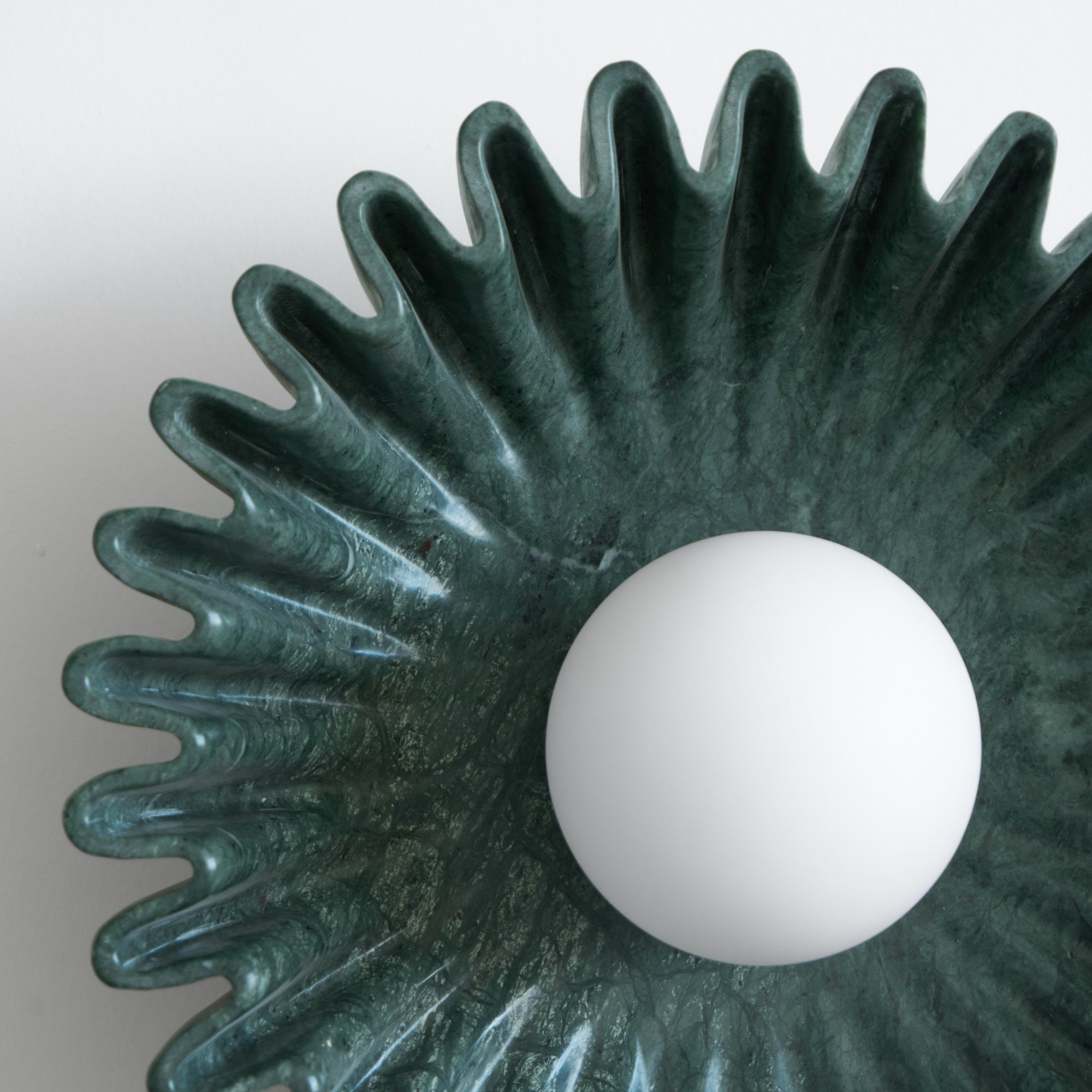 Ivvinen Premium Elegance Marble Glass Wall Lamp - Lamp Copper