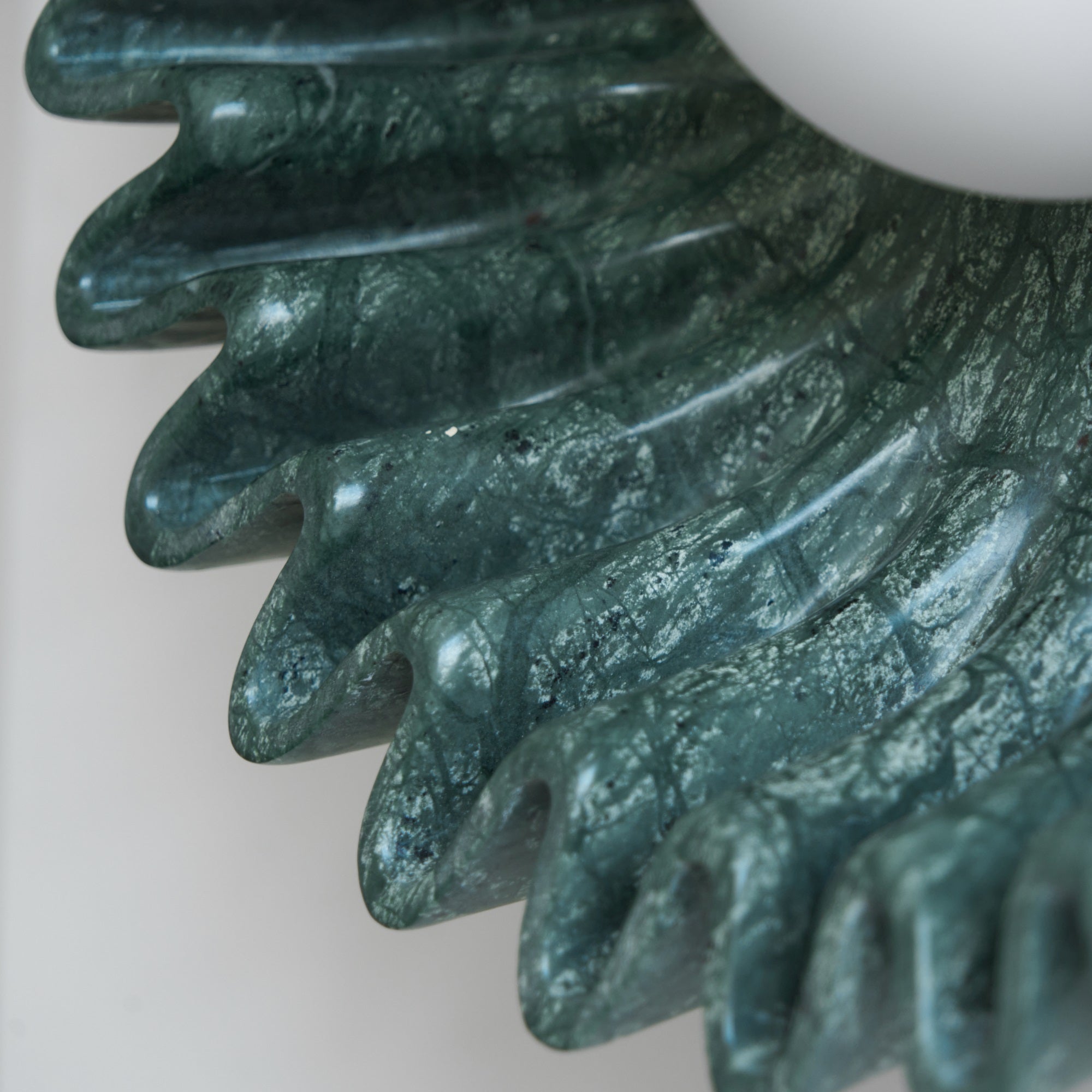 Ivvinen Premium Elegance Marble Glass Wall Lamp - Lamp Copper