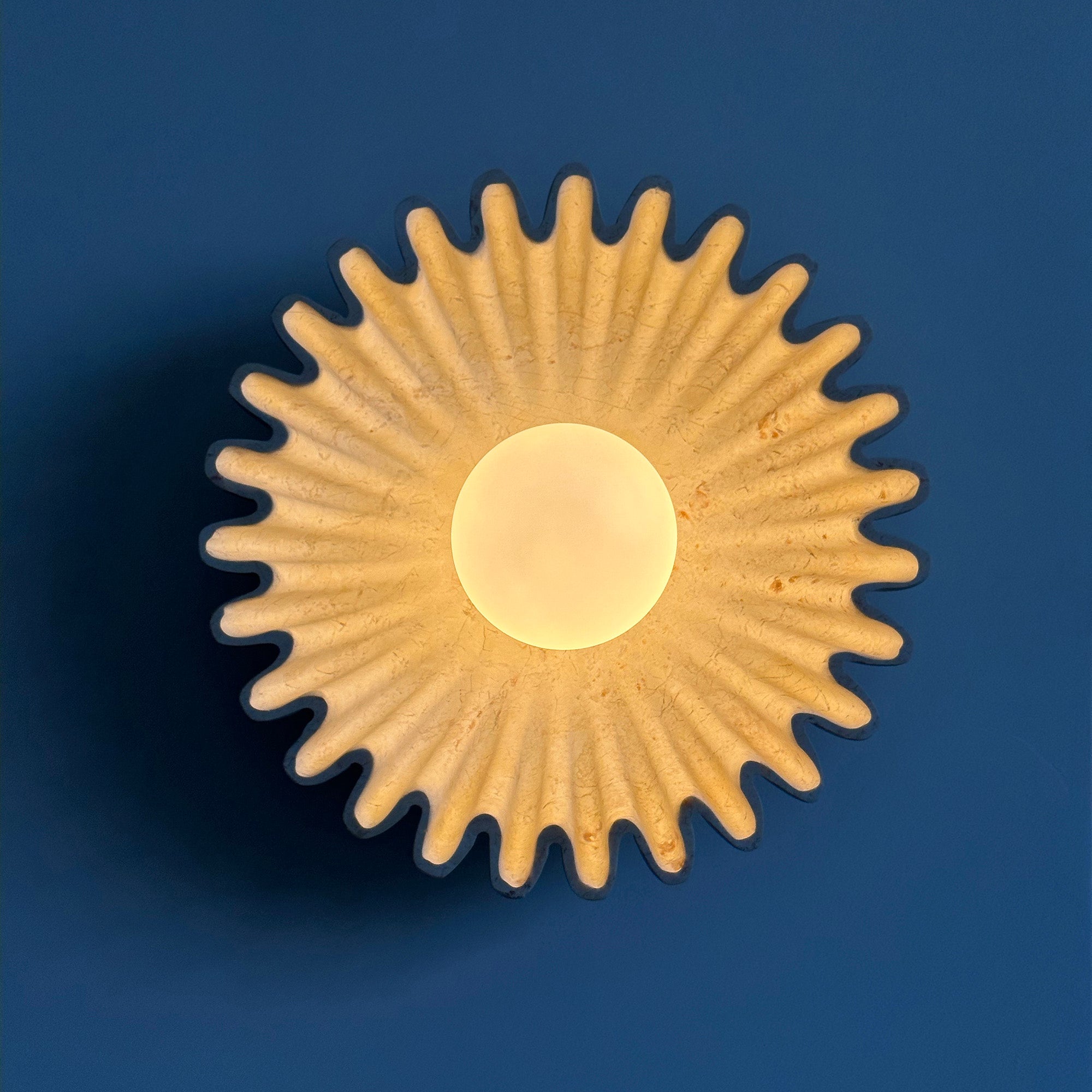 Ivvinen Premium Elegance Marble Glass Wall Lamp - Lamp Copper