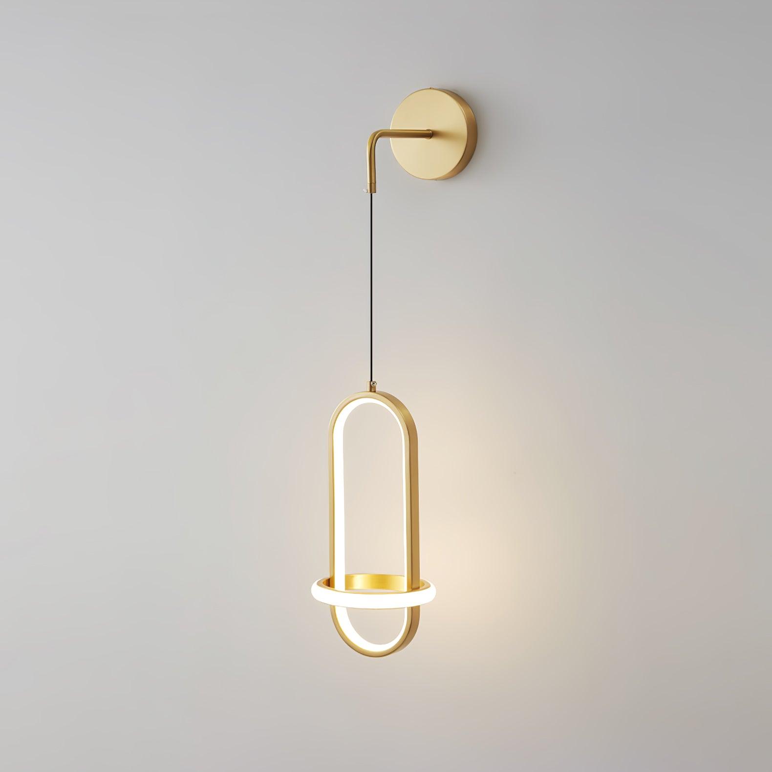 Oval Brass Wall Light - Letslighting