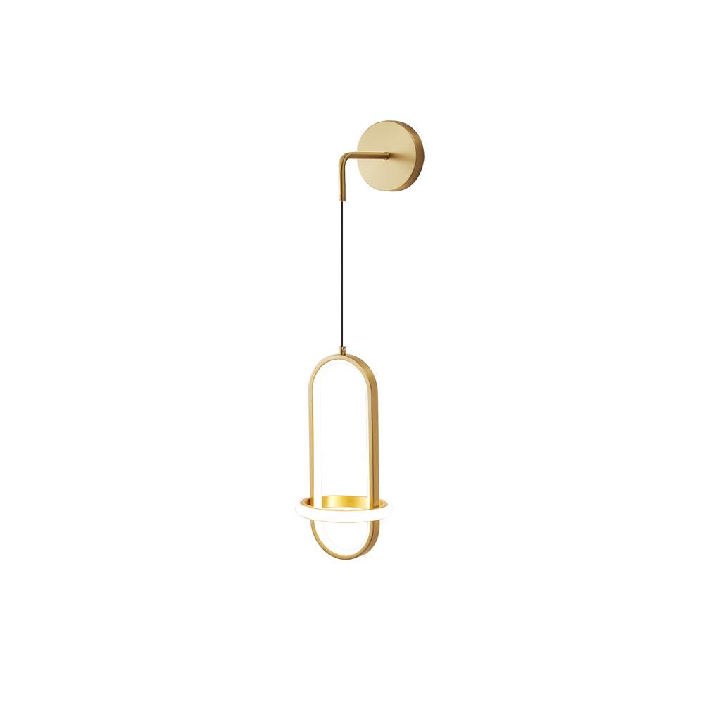 Oval Brass Wall Light - Letslighting