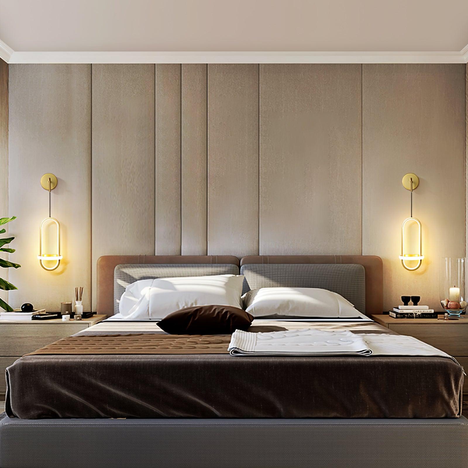 Oval Brass Wall Light - Letslighting