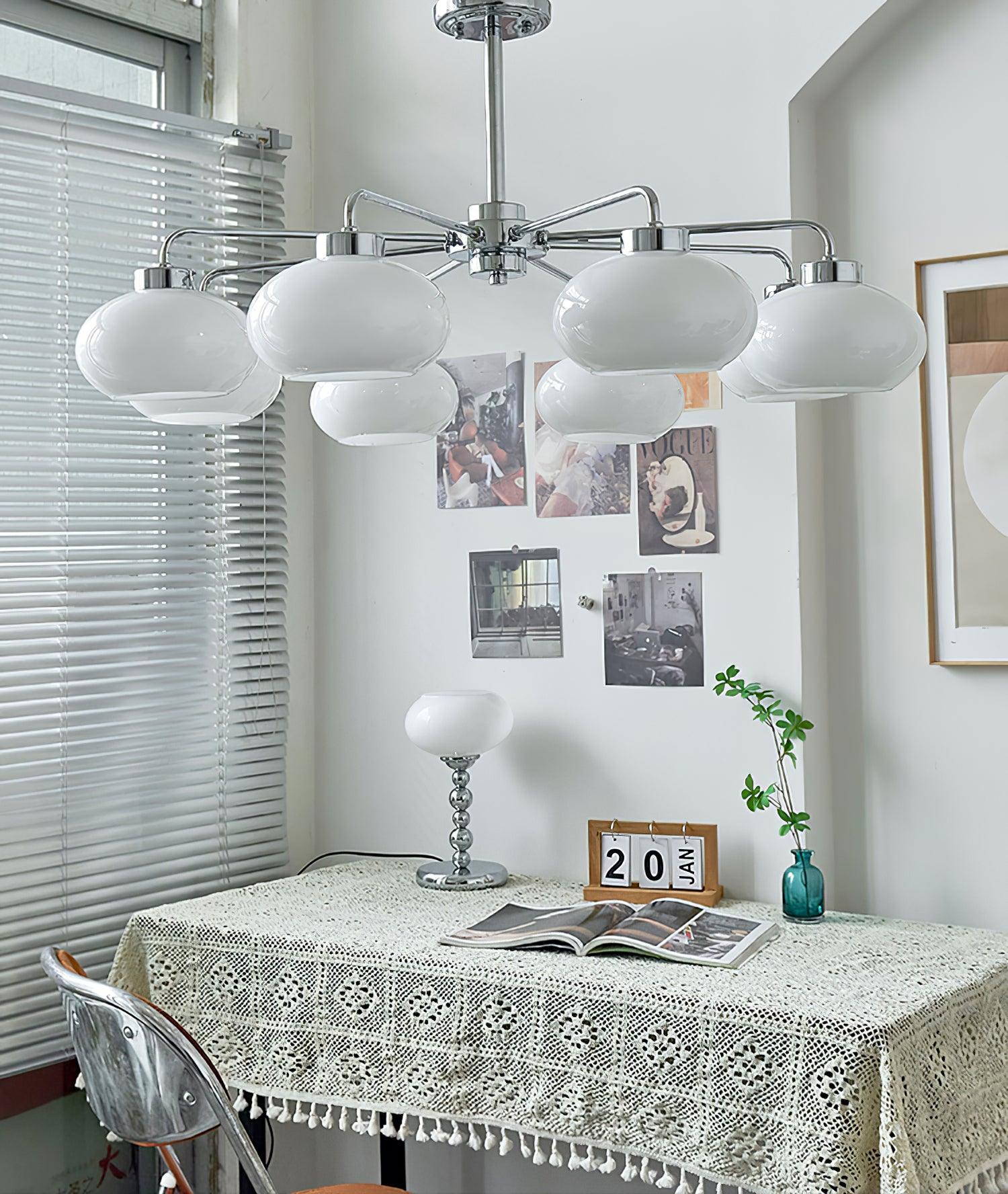 Oval Persimmon Chandelier - Letslighting