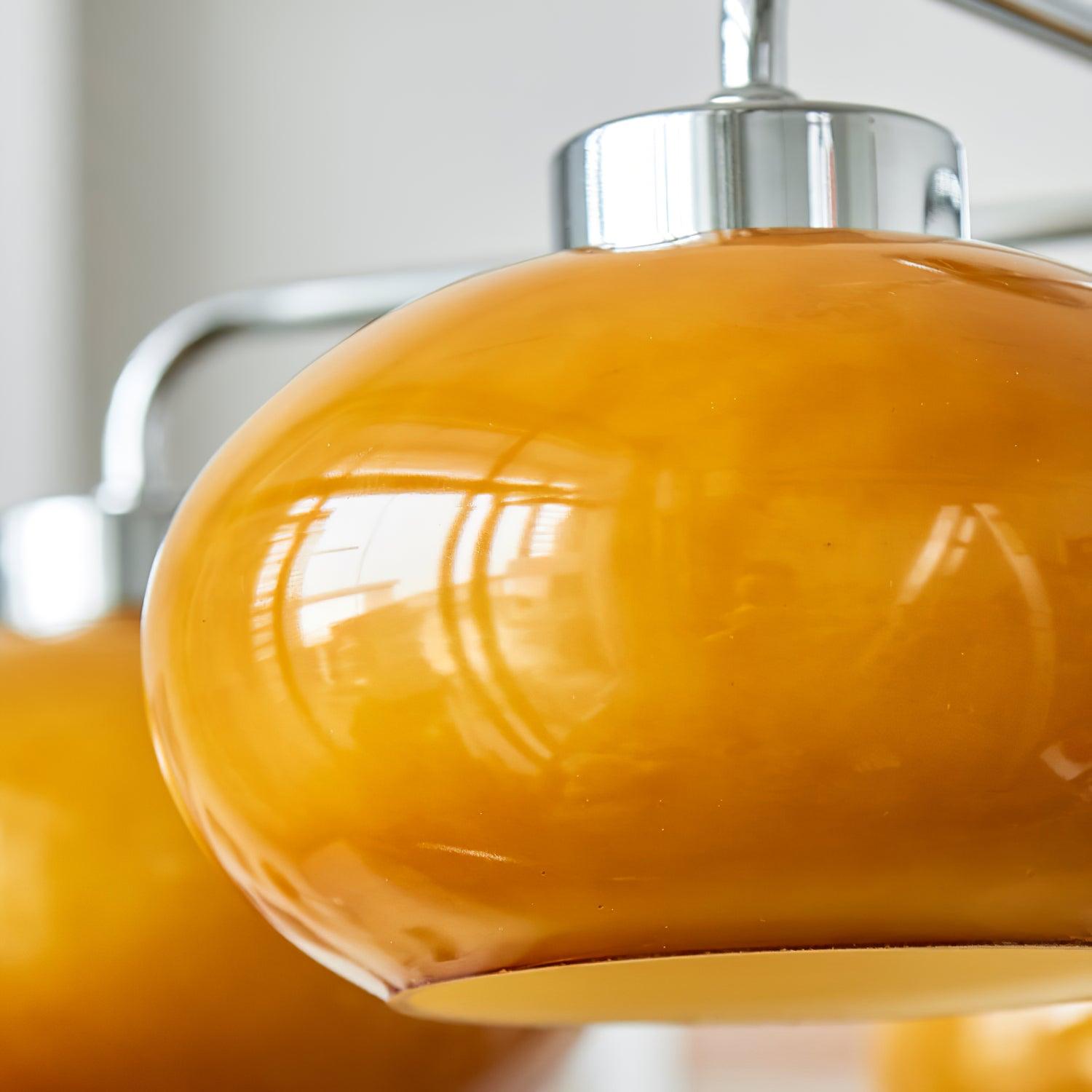 Oval Persimmon Chandelier - Letslighting