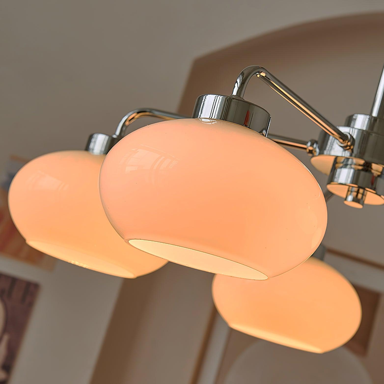 Oval Persimmon Chandelier - Letslighting