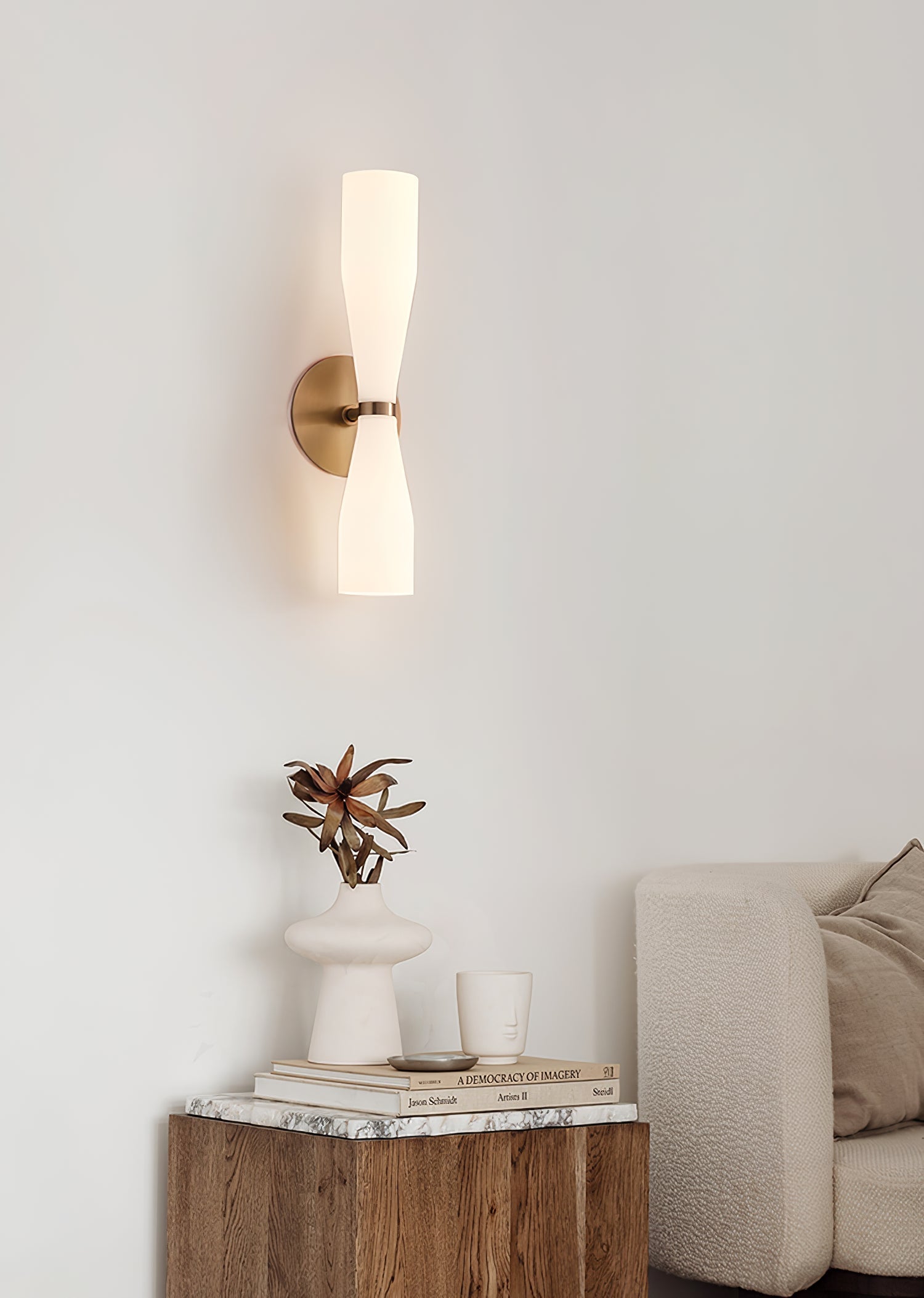 Torch Modern Glass Wall Light - Letslighting