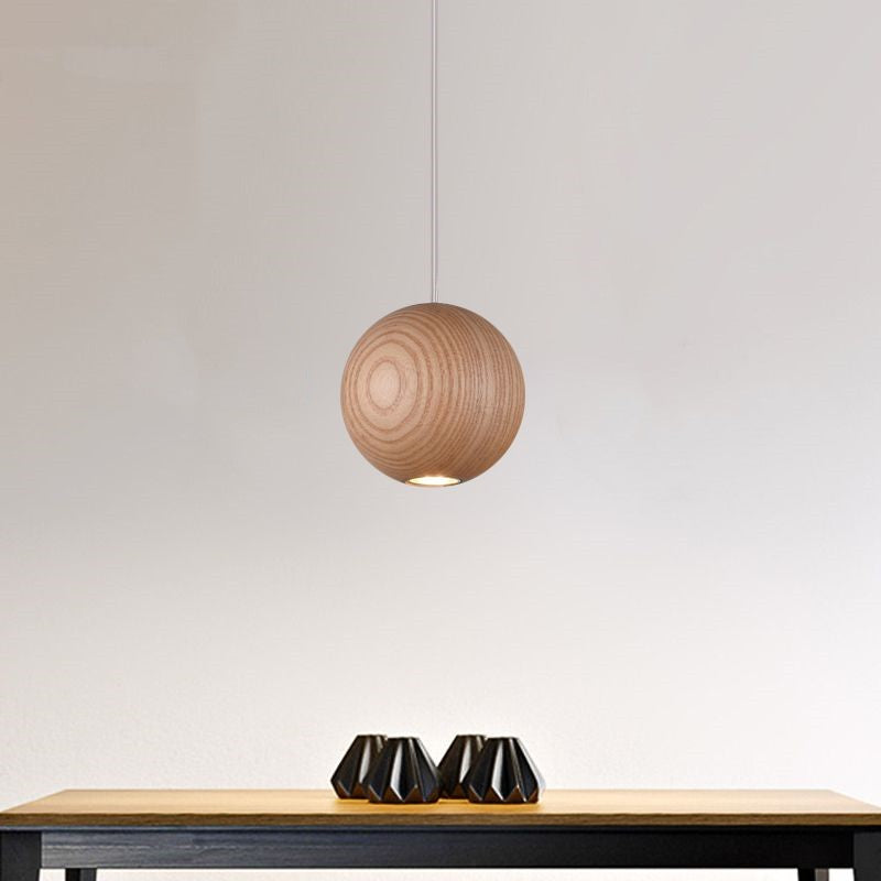 Muto Lámpara Colgante Globo Minimalista Racimo Madera Cocina Isla