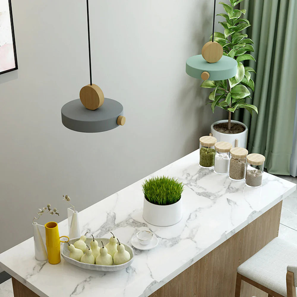 Valentina Diseño Lámpara Colgante Metal/Acrílico/Madera Salón/Bar