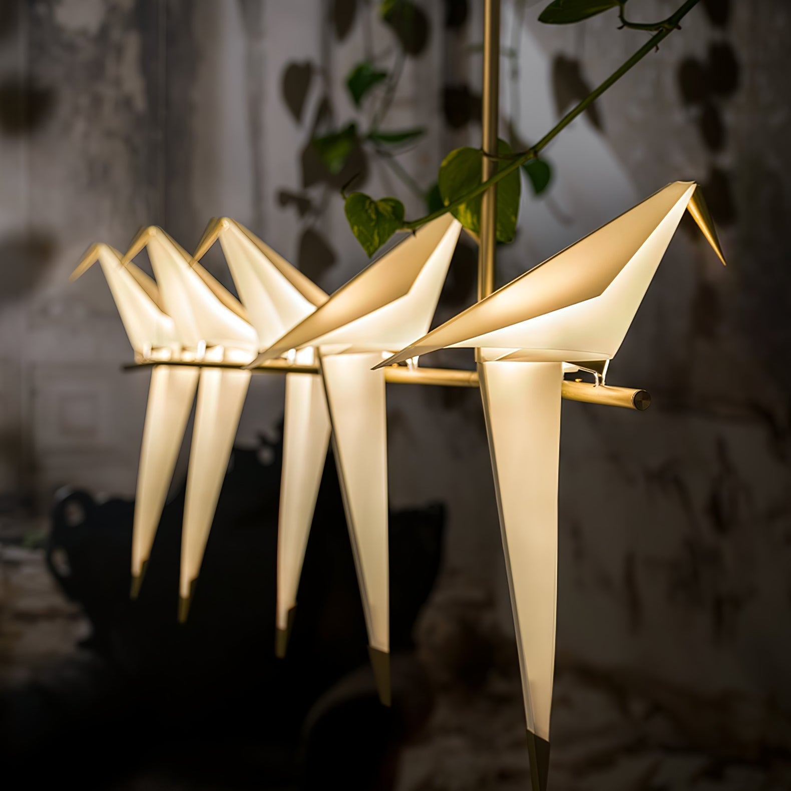 Paper Crane Bird LED Chandelier - Letslighting