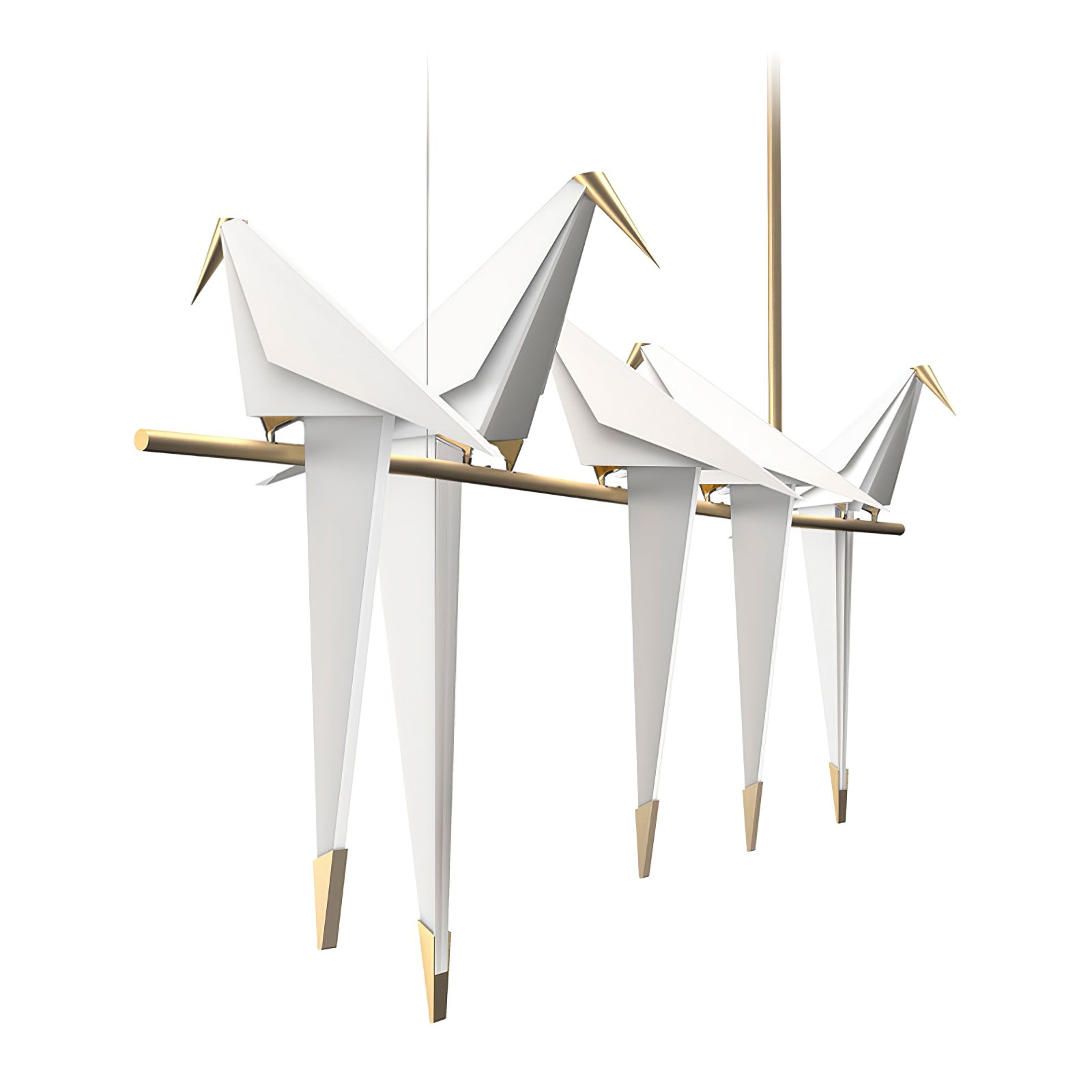 Paper Crane Bird LED Chandelier - Letslighting
