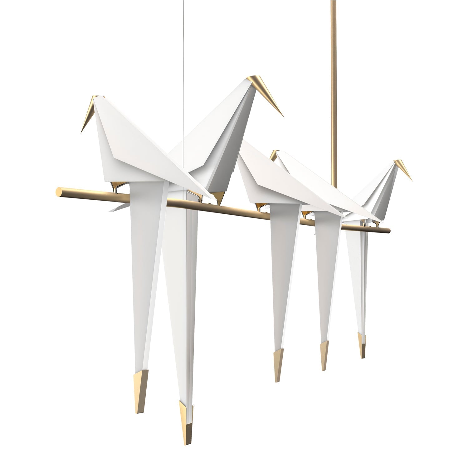 Paper Crane Bird LED Chandelier - Letslighting
