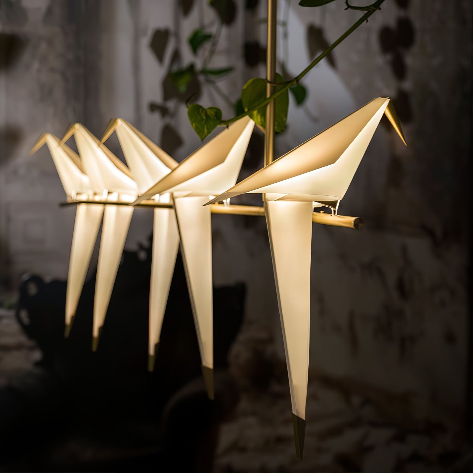 Paper Crane Bird LED Chandelier - Letslighting