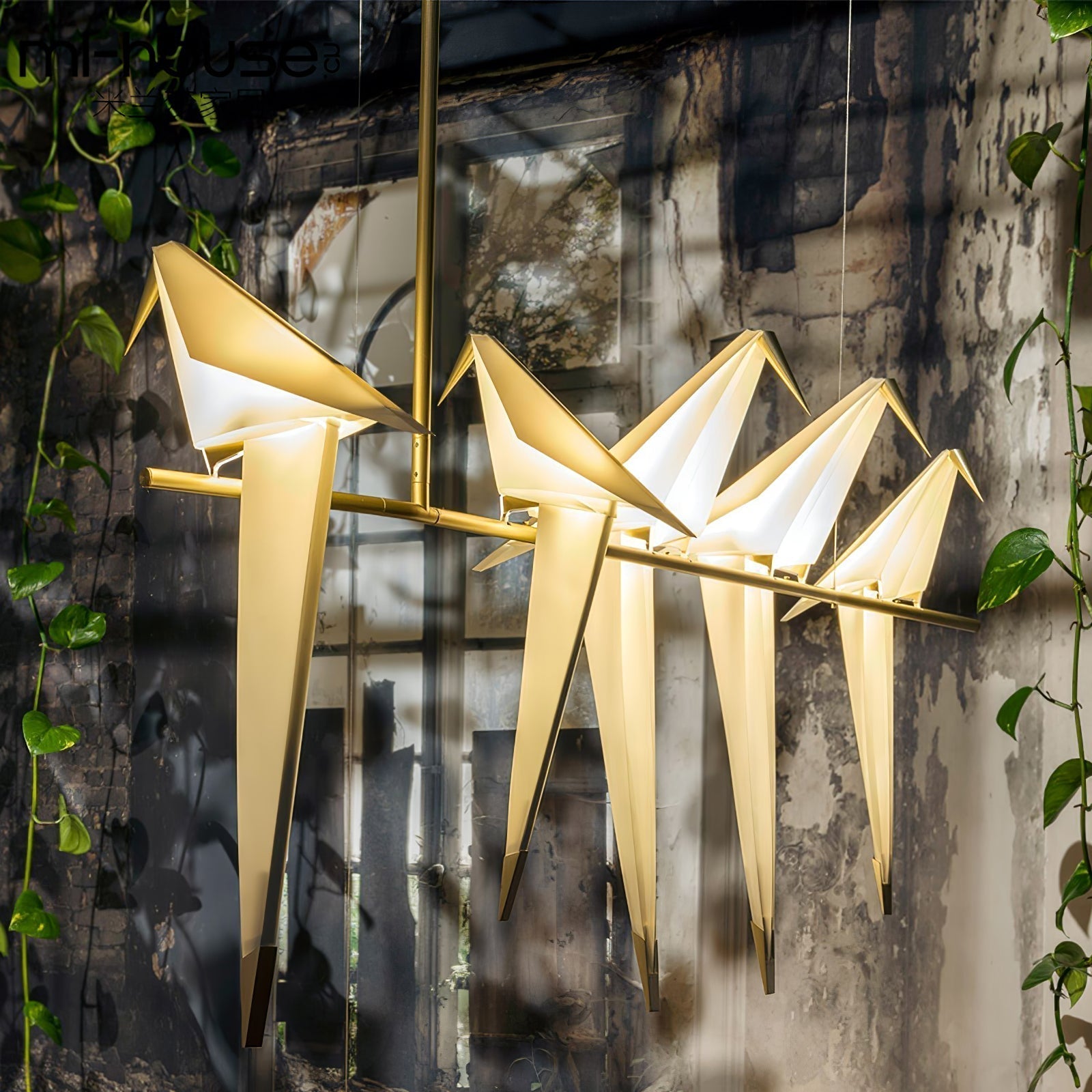 Paper Crane Bird LED Chandelier - Letslighting