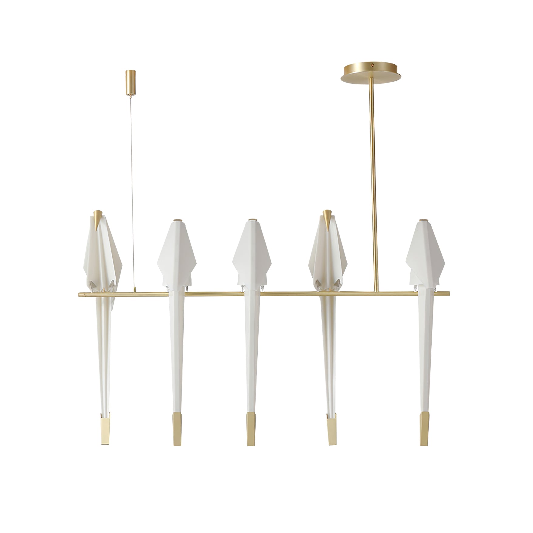 Paper Crane Bird LED Chandelier - Letslighting