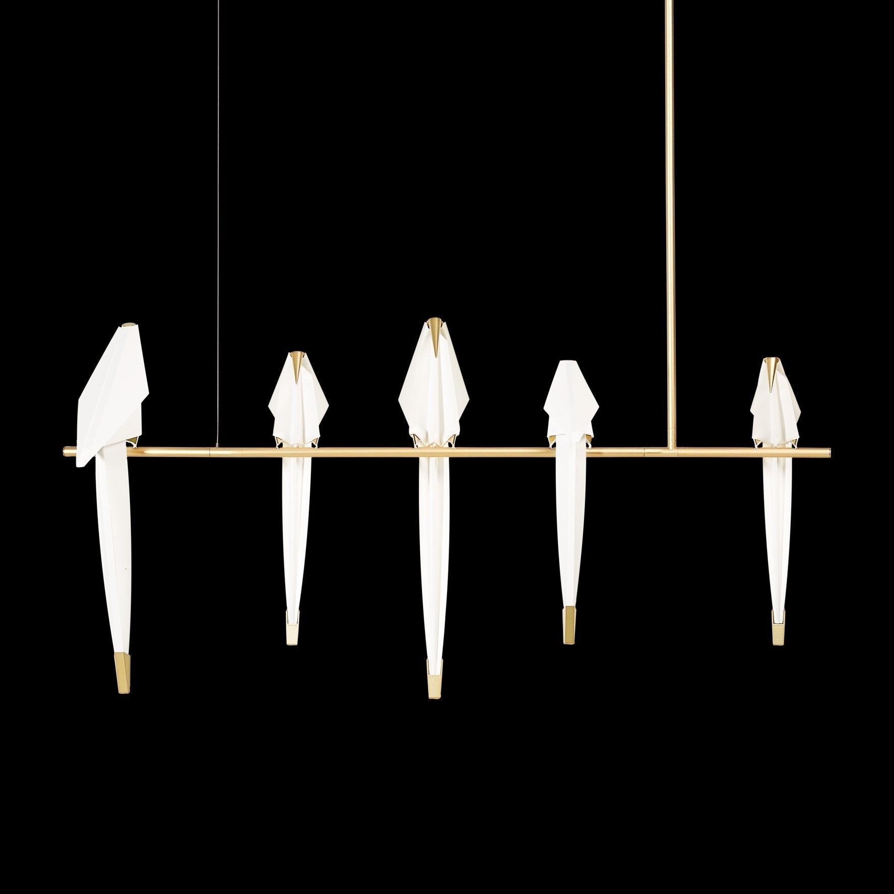 Paper Crane Bird LED Chandelier - Letslighting