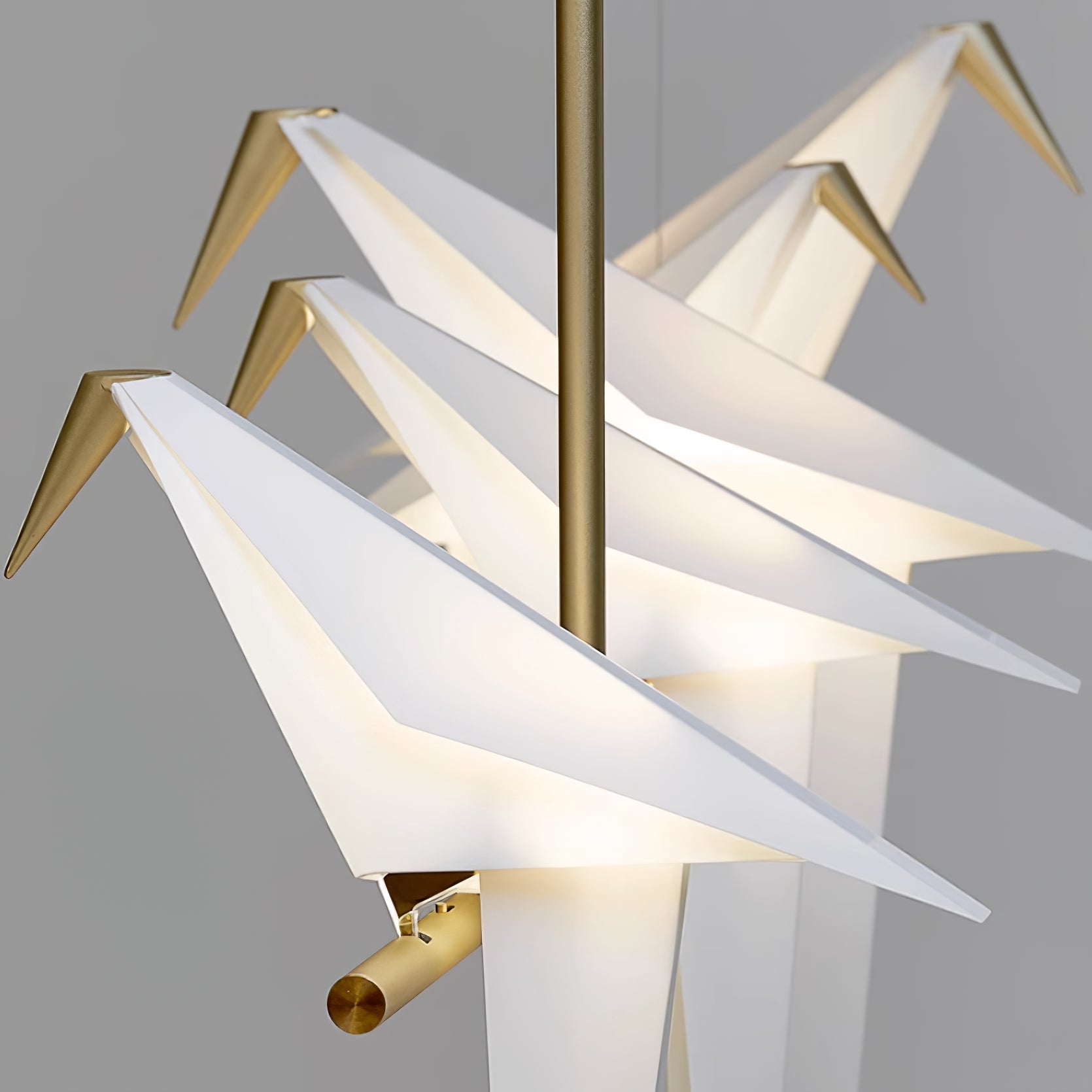 Paper Crane Bird LED Chandelier - Letslighting