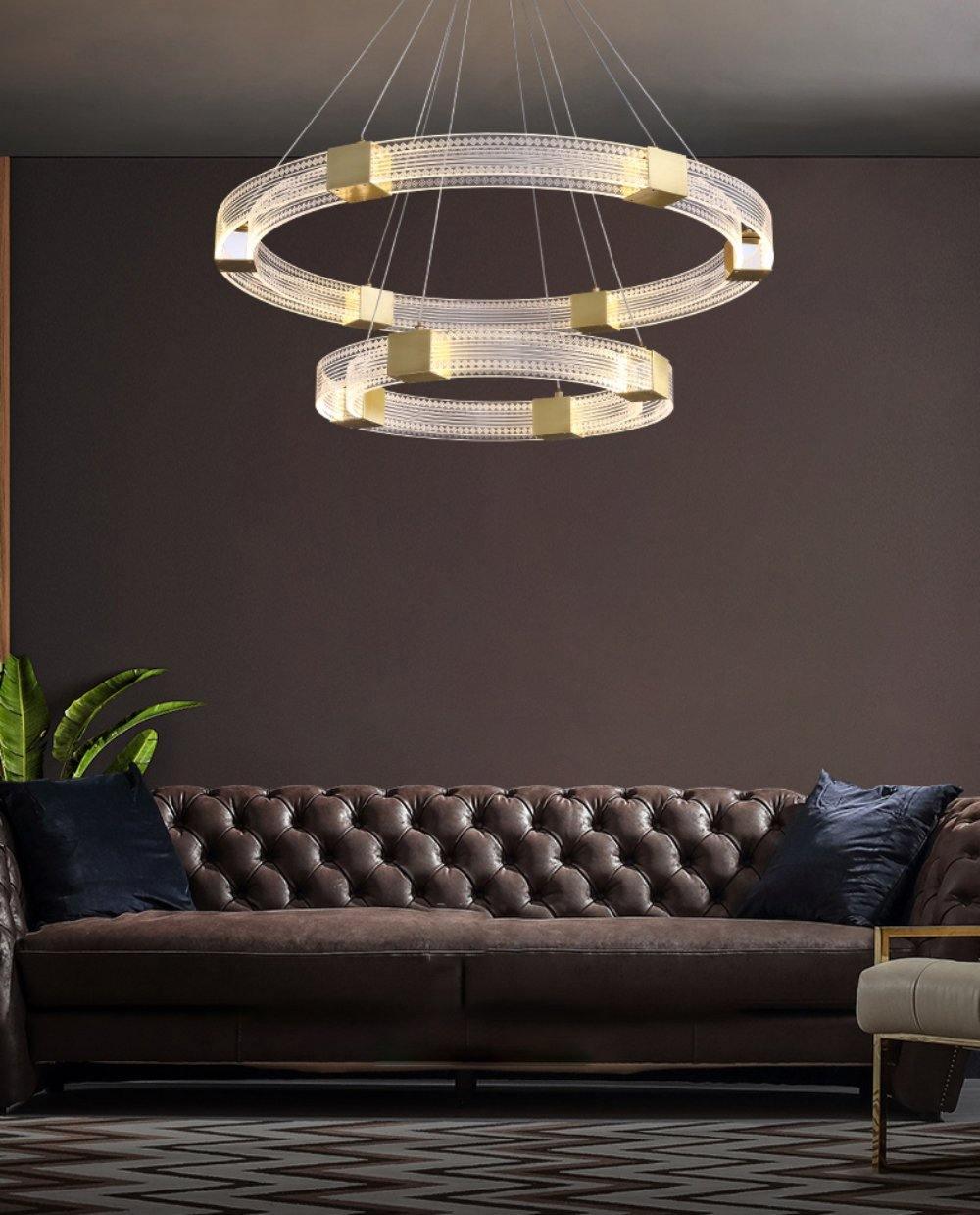 Parallel Ring LED Chandelier - Letslighting