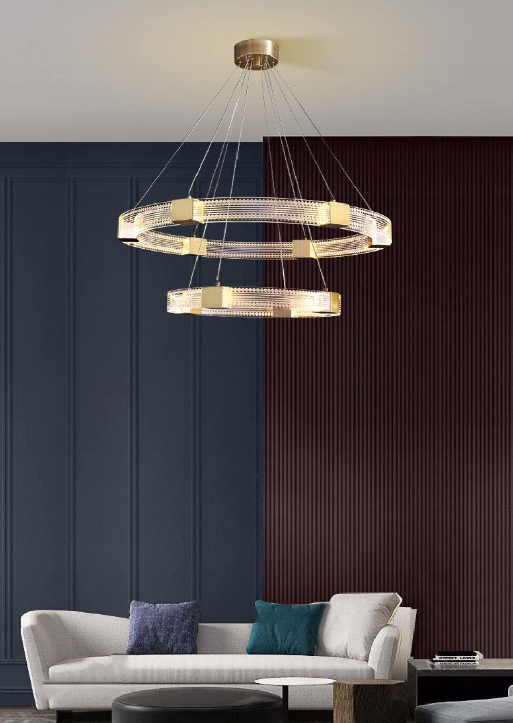 Parallel Ring LED Chandelier - Letslighting