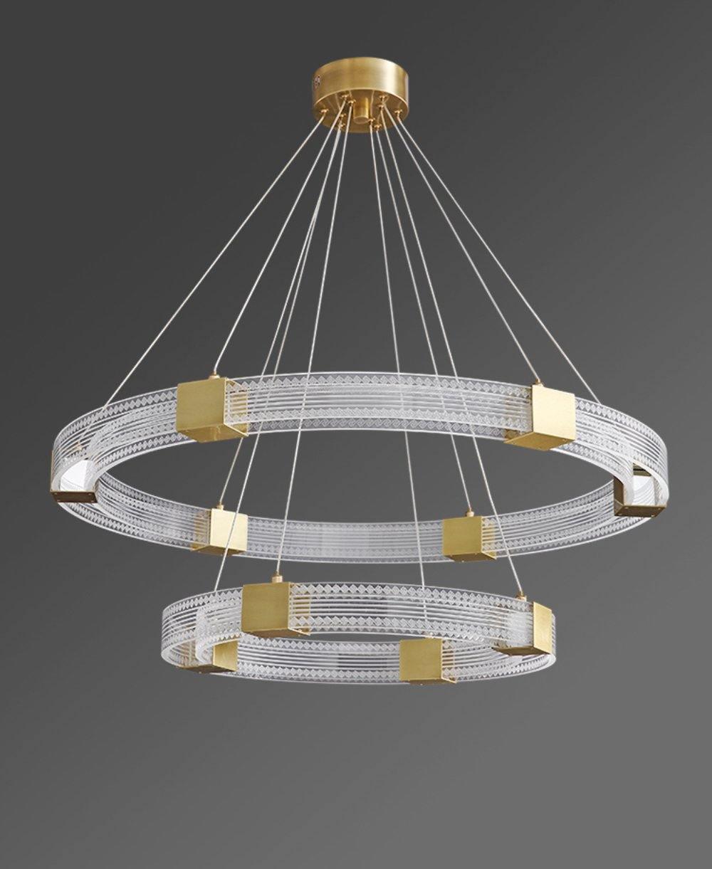 Parallel Ring LED Chandelier - Letslighting