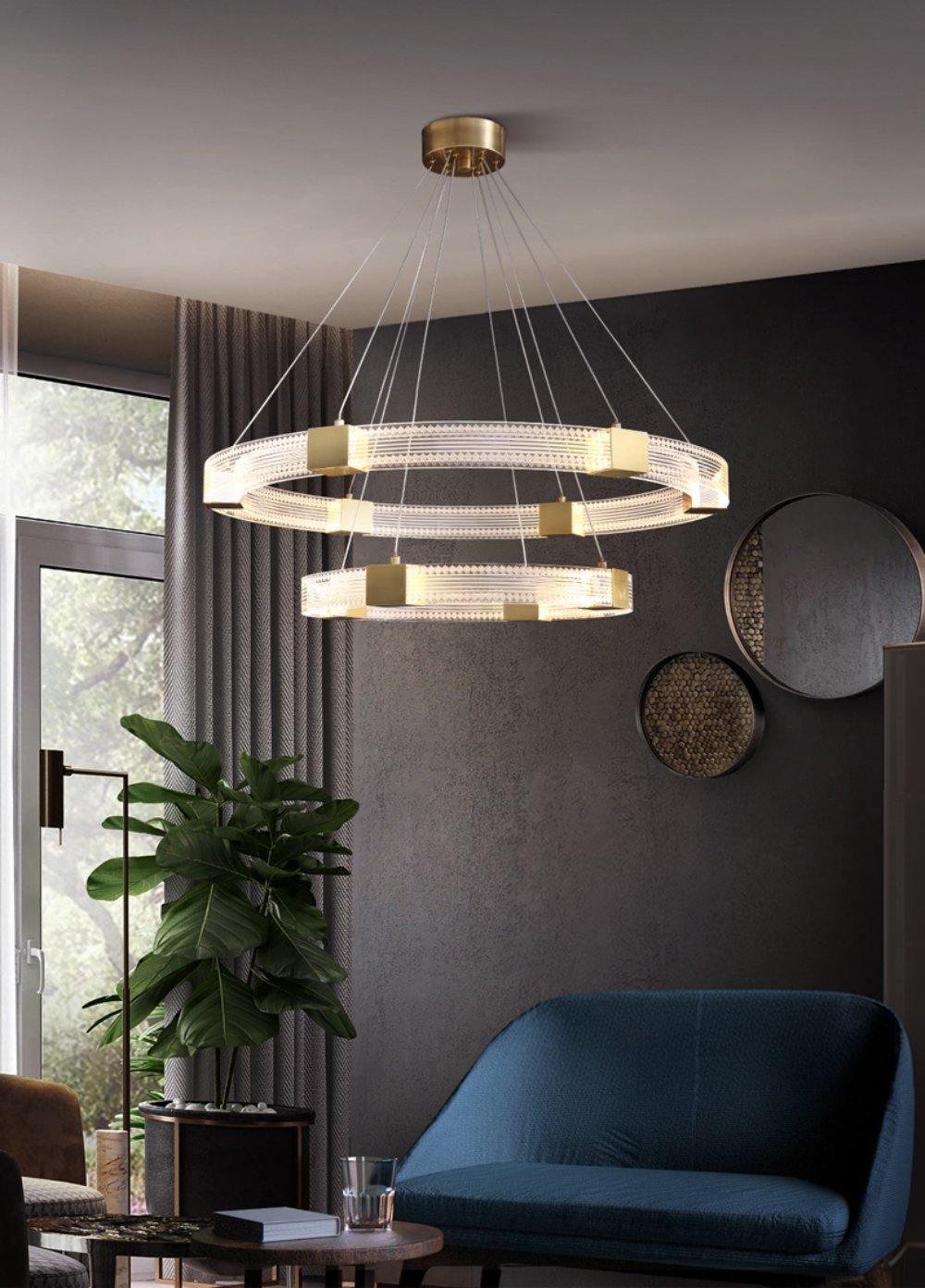 Parallel Ring LED Chandelier - Letslighting