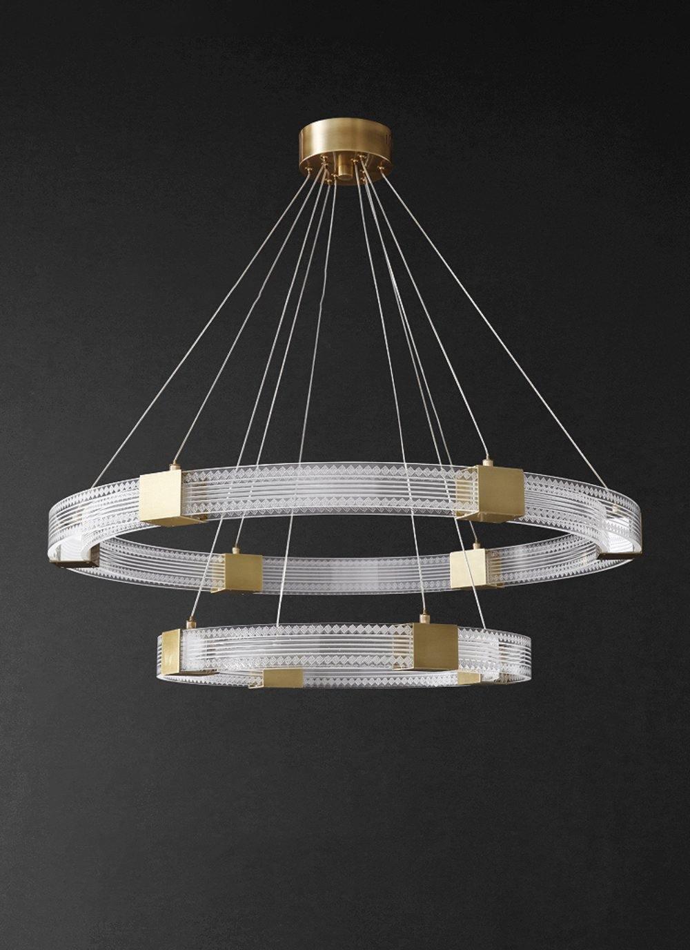 Parallel Ring LED Chandelier - Letslighting