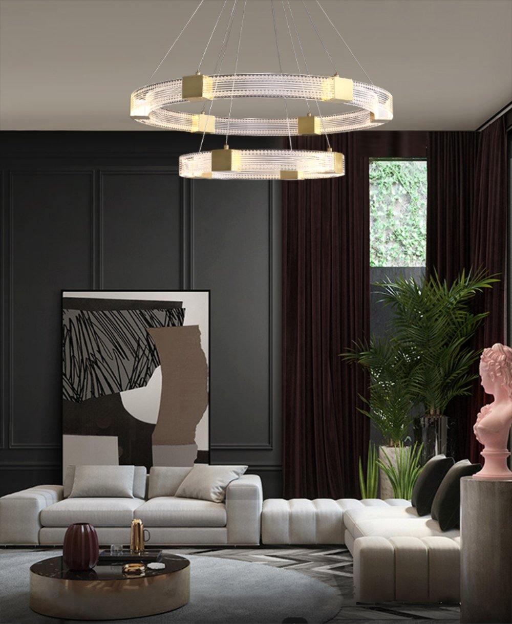 Parallel Ring LED Chandelier - Letslighting