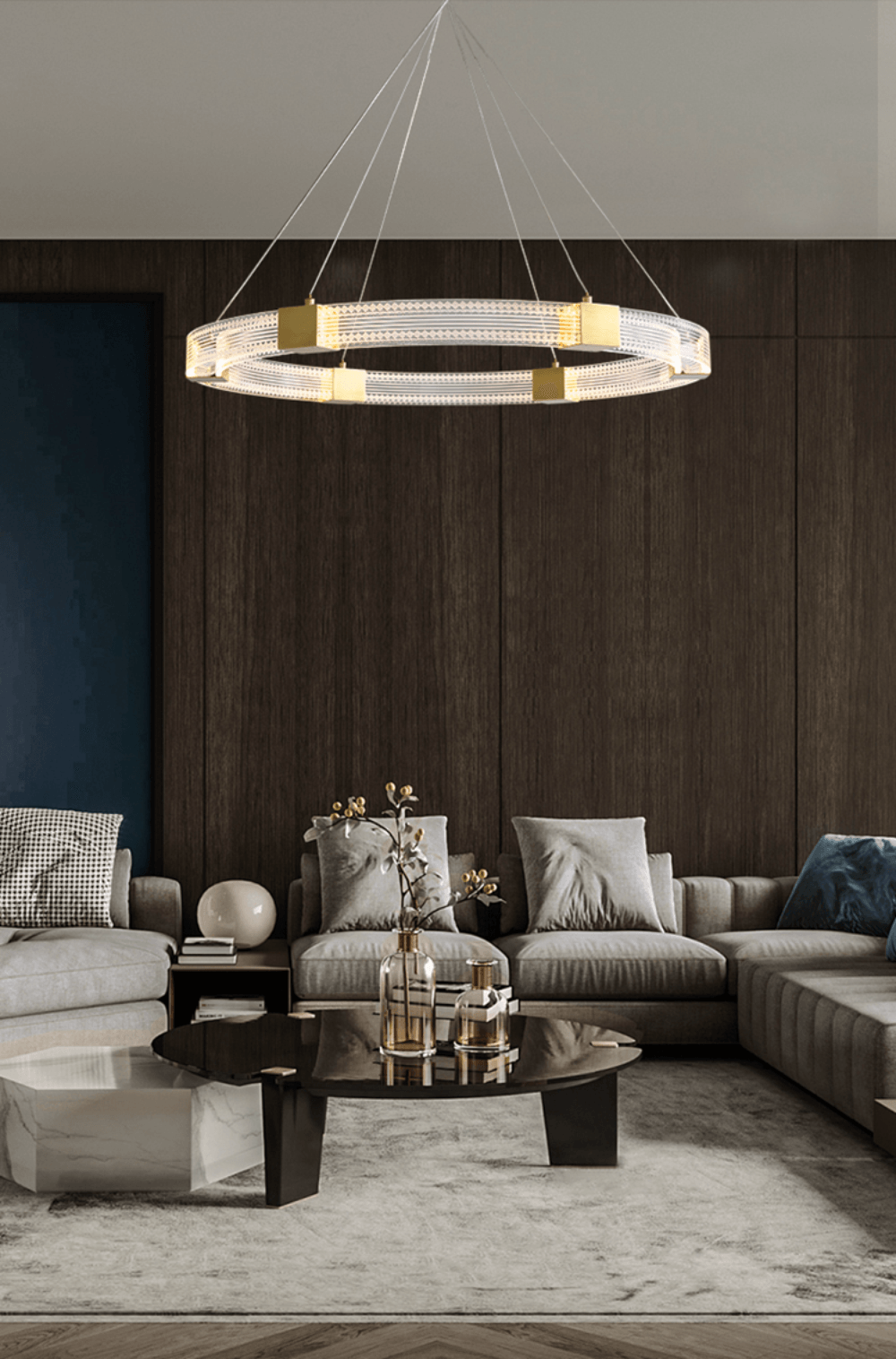 Parallel Ring LED Chandelier - Letslighting